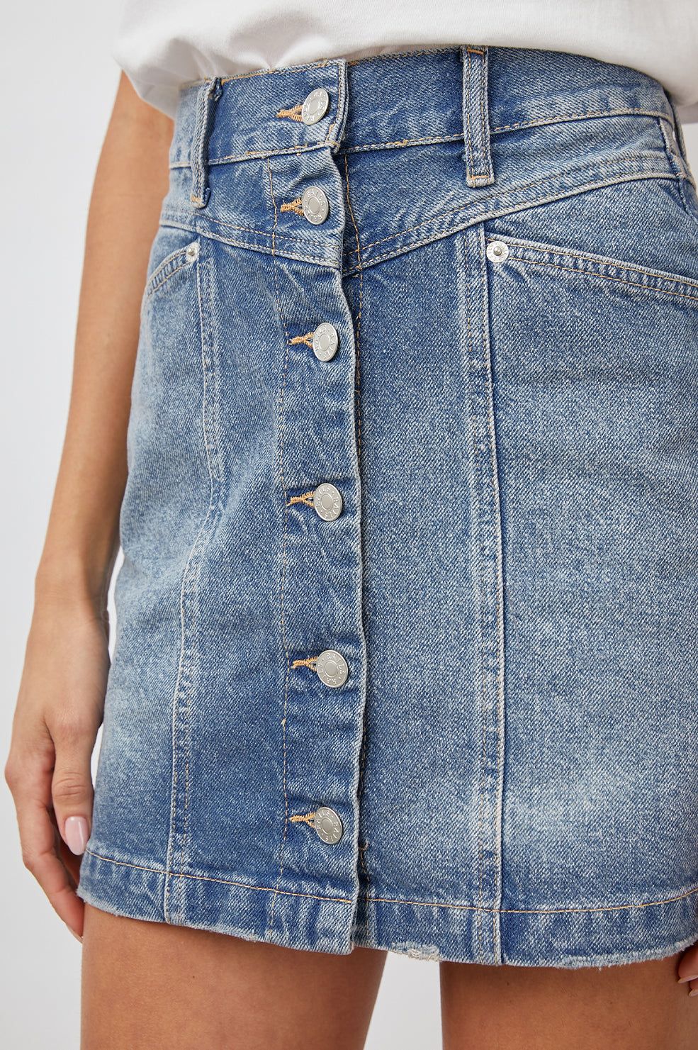 CANYON SKIRT - OLD INDIGO sold by Rails product image thumbnail 2