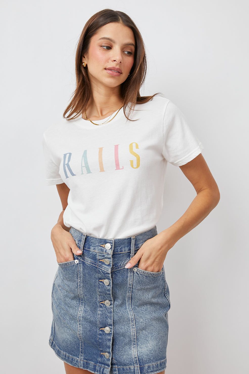 CANYON SKIRT - OLD INDIGO sold by Rails product image thumbnail 4