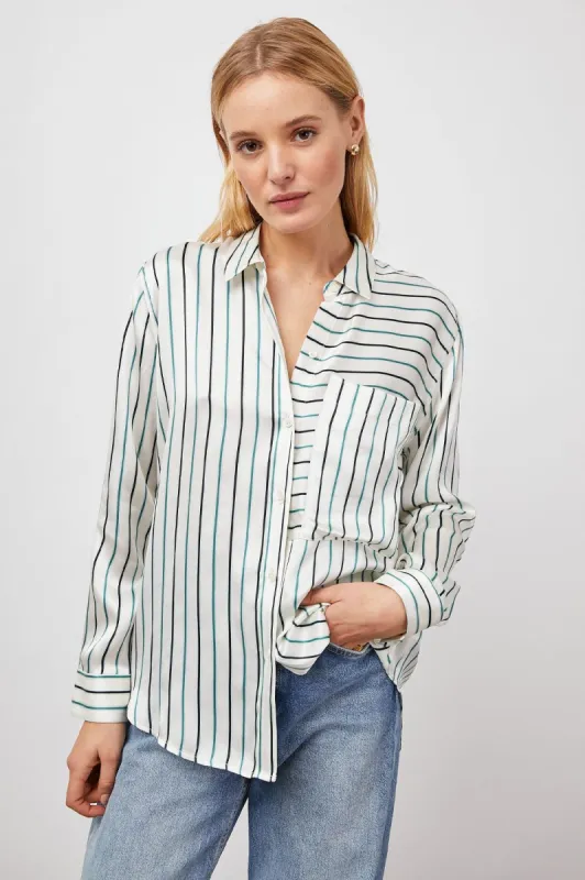 SPENCER SHIRT - VERA STRIPE sold by Rails