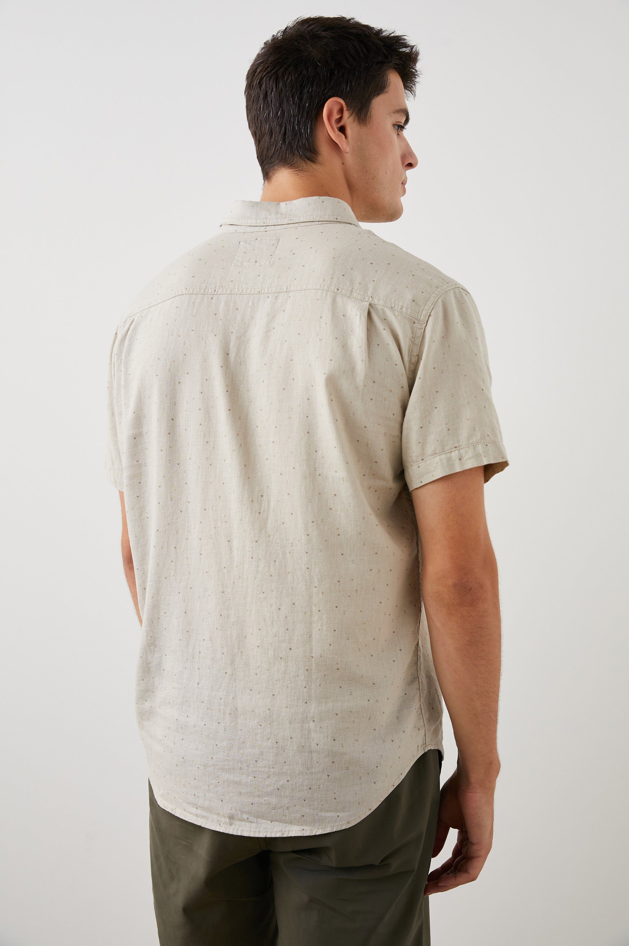 CARSON SHIRT - TRIANGLE GEO RETRO PAPER sold by Rails product image thumbnail 5