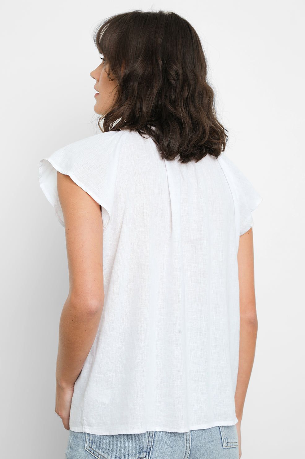ALENA TOP - WHITE sold by Rails product image thumbnail 4