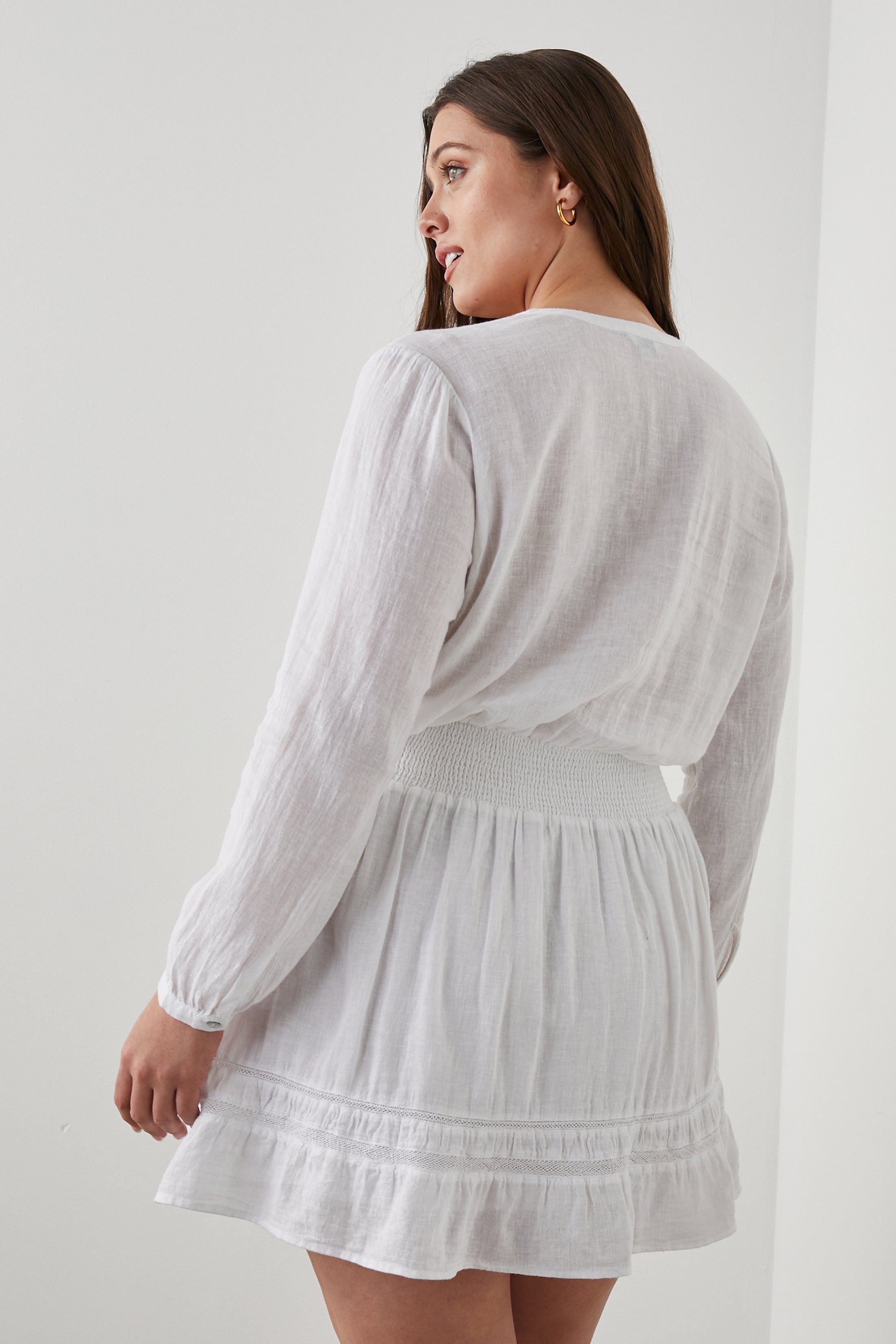 JASMINE DRESS - WHITE LACE DETAIL sold by Rails product image thumbnail 6