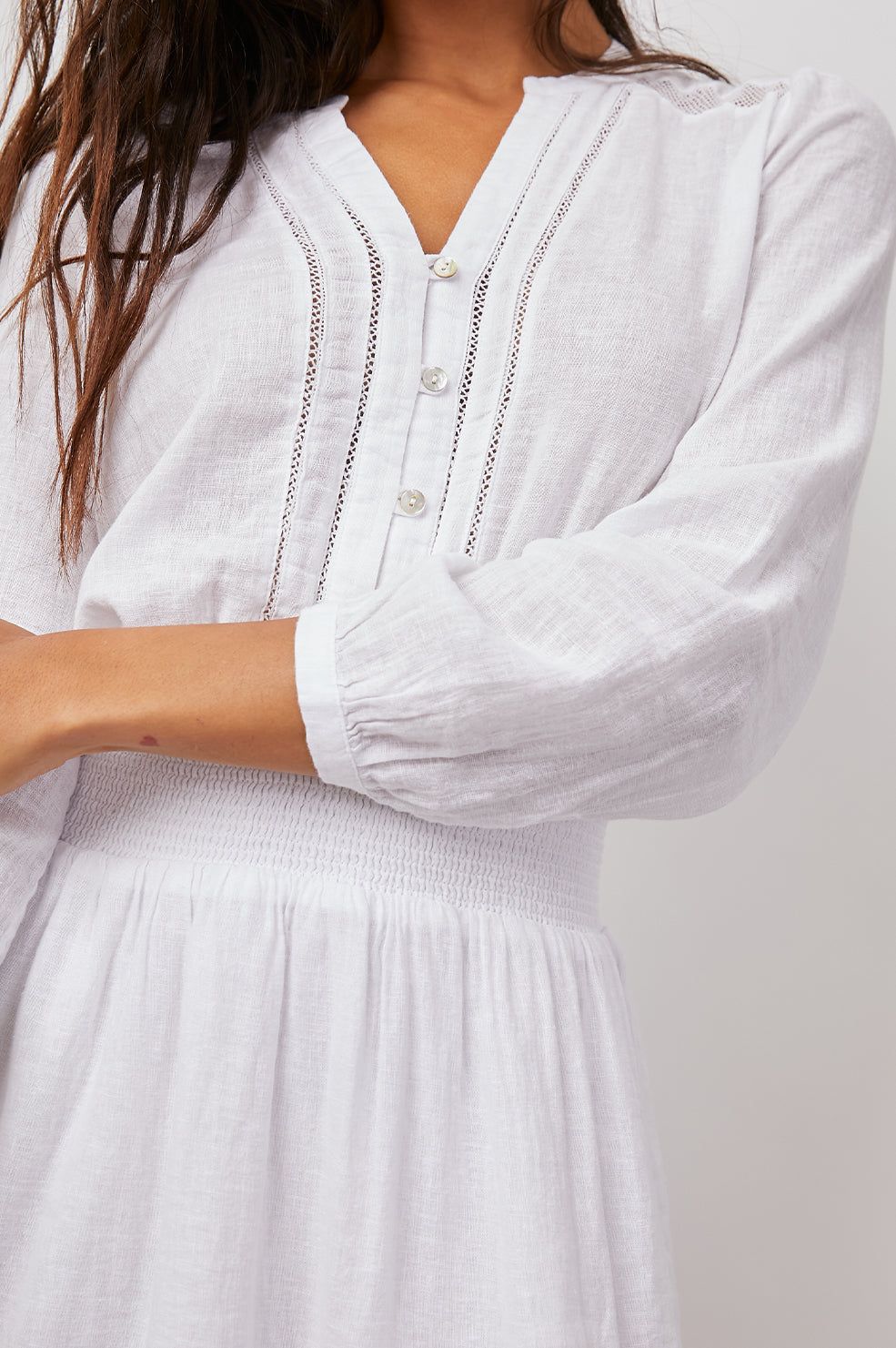 JASMINE DRESS - WHITE LACE DETAIL sold by Rails product image thumbnail 4