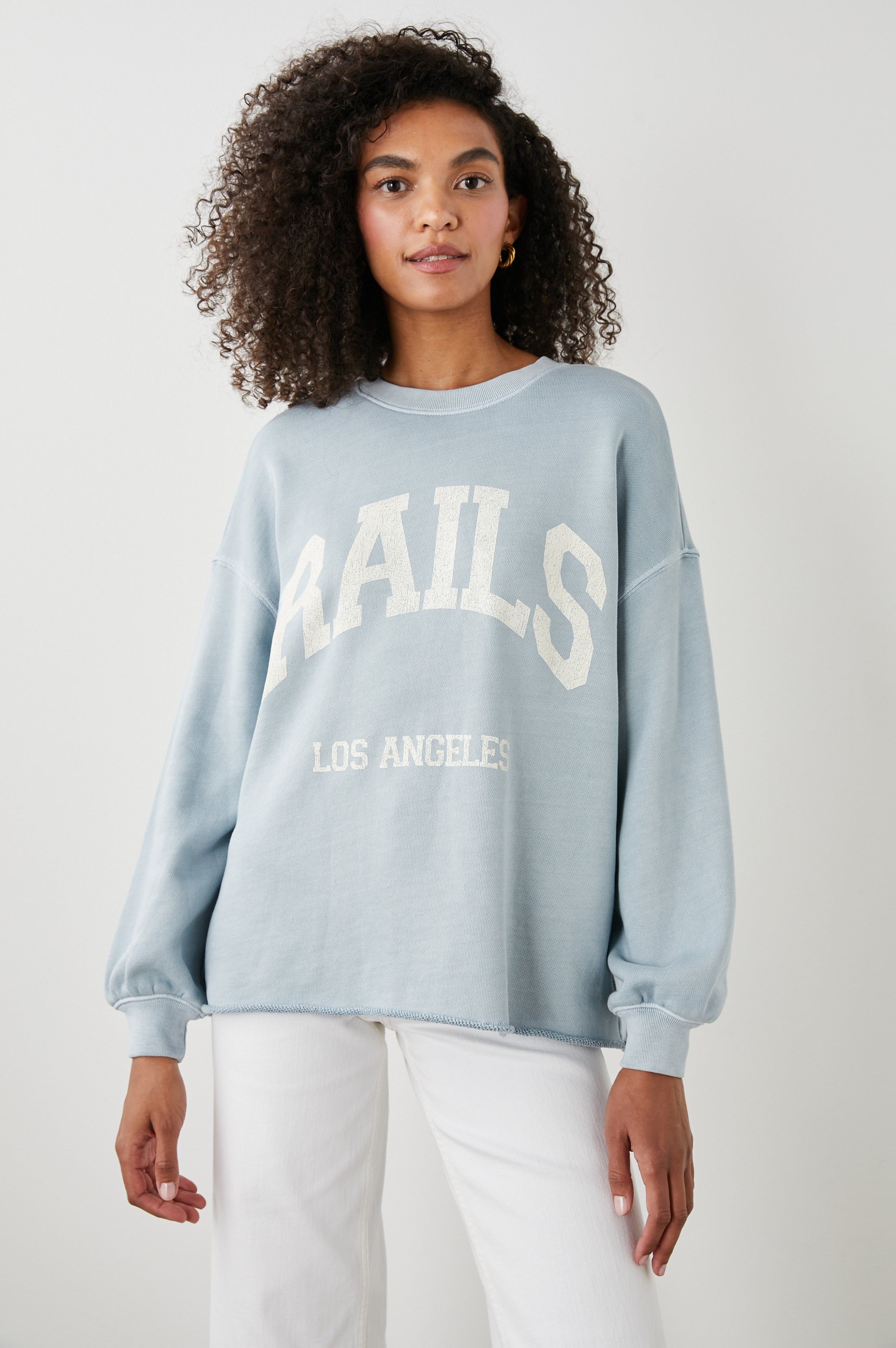 REEVES SWEATSHIRT - COLLEGIATE RAILS GREY sold by Rails