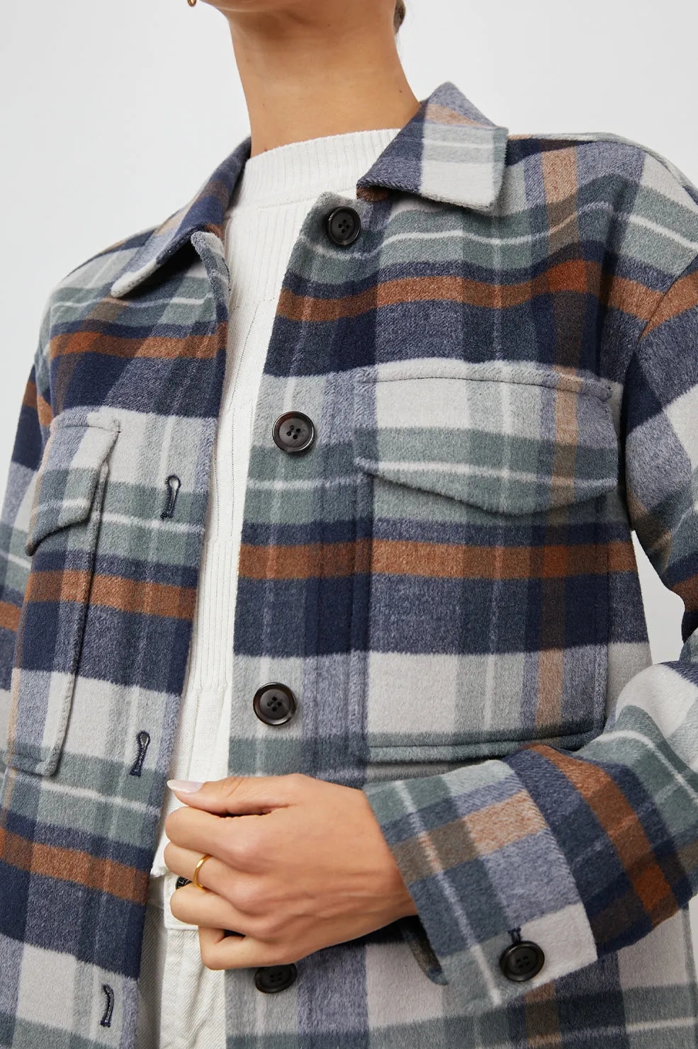 JARO COAT - VAIL PLAID sold by Rails product image thumbnail 2
