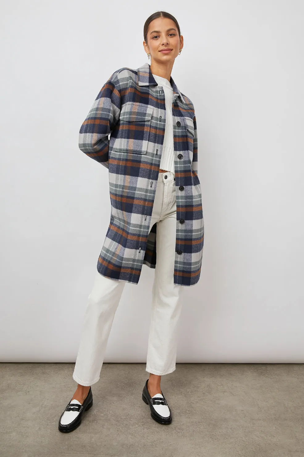 JARO COAT - VAIL PLAID sold by Rails