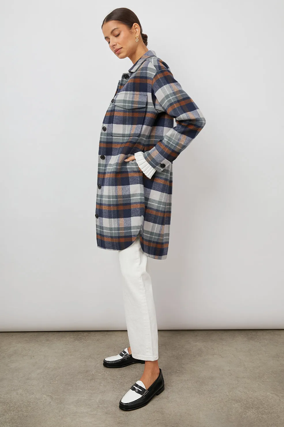 JARO COAT - VAIL PLAID sold by Rails product image thumbnail 3