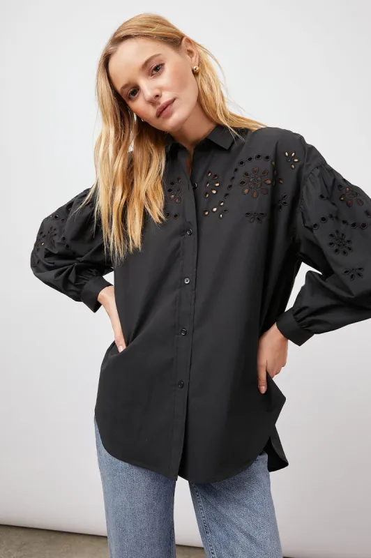 ALISTER SHIRT - BLACK sold by Rails