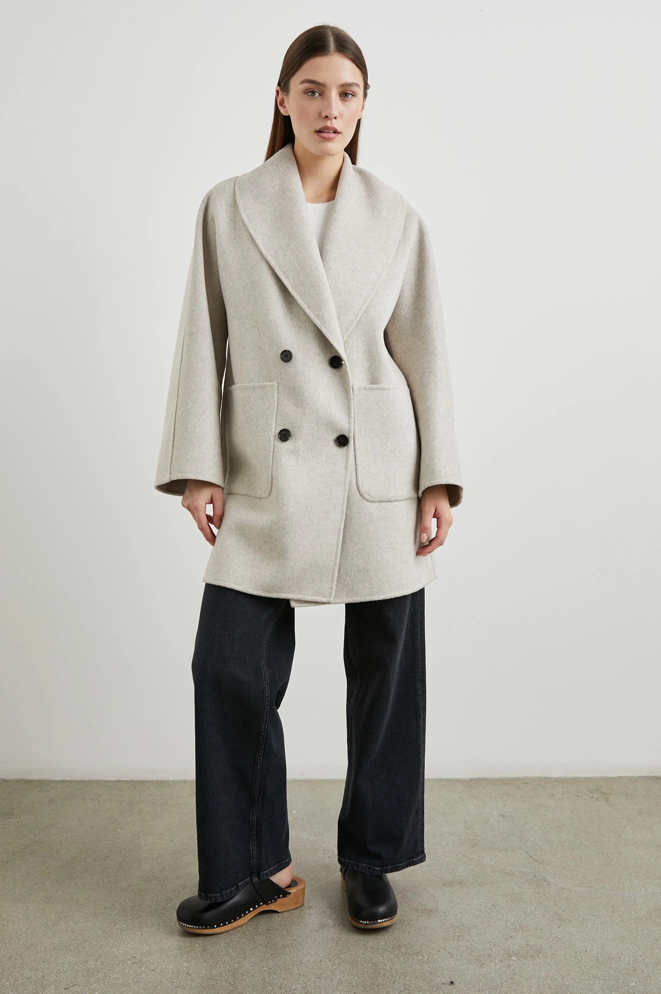 NILY COAT - OATMEAL sold by Rails product image thumbnail 4