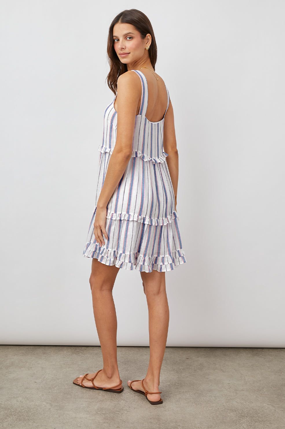 SANDY DRESS - TAHITI STRIPE sold by Rails product image thumbnail 4