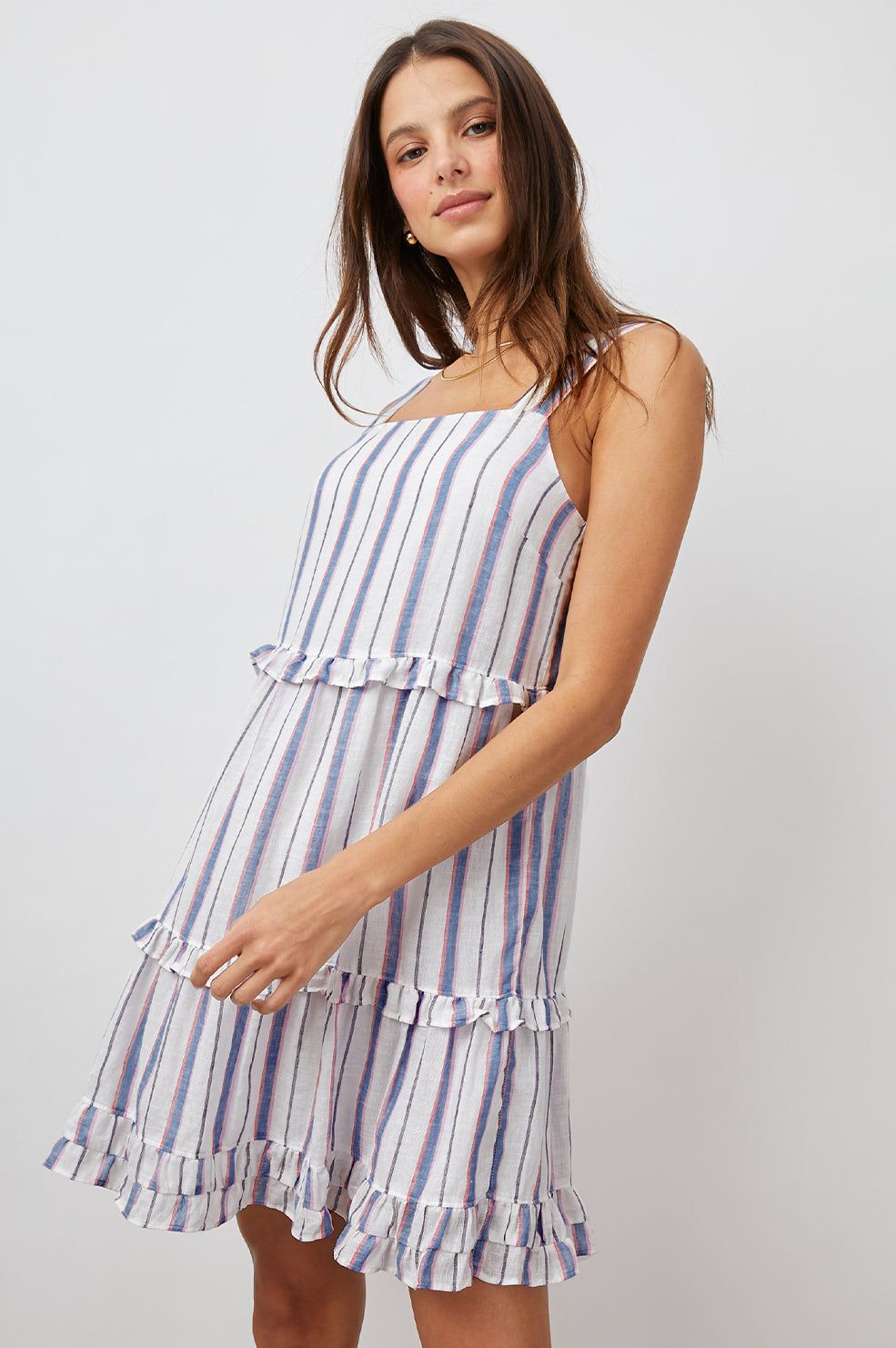 SANDY DRESS - TAHITI STRIPE sold by Rails
