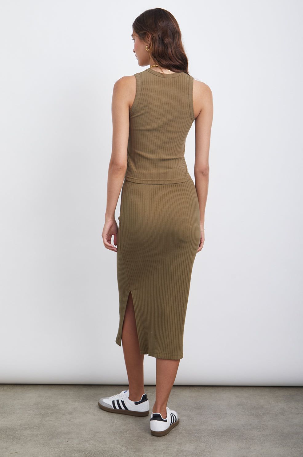 ANGIE SKIRT - OLIVE sold by Rails product image thumbnail 5