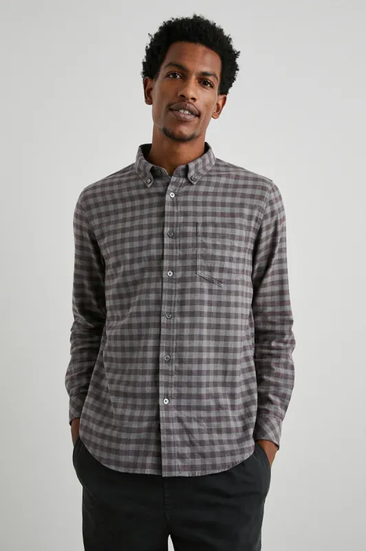 REID SHIRT - LAVA SAGE sold by Rails