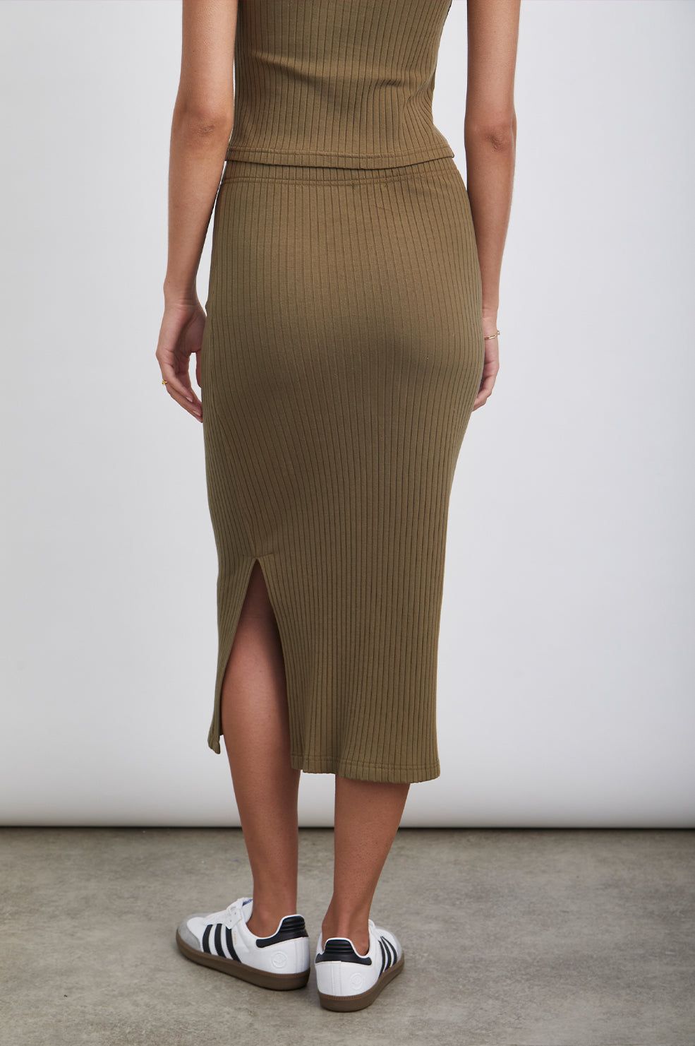 ANGIE SKIRT - OLIVE sold by Rails product image thumbnail 4