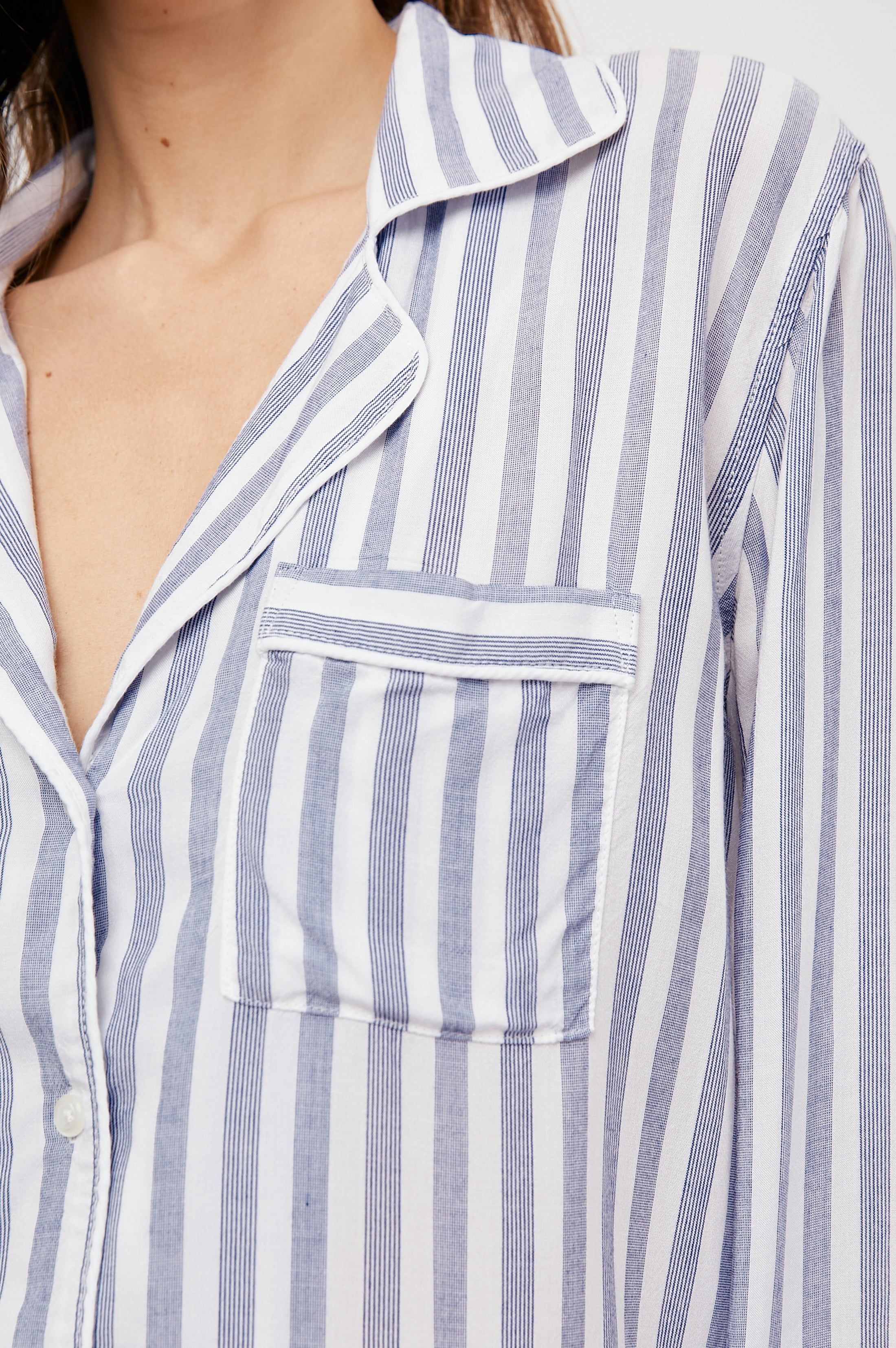 CLARA PAJAMA SET - BERMUDA STRIPE sold by Rails product image thumbnail 2