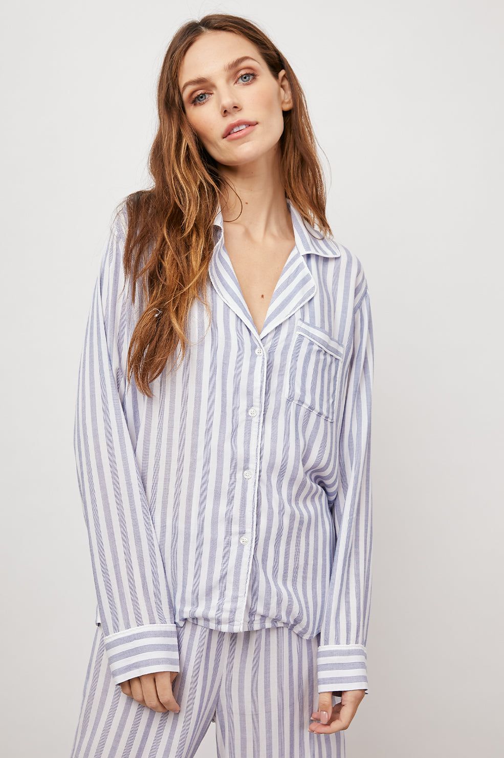 CLARA PAJAMA SET - BERMUDA STRIPE sold by Rails product image thumbnail 2