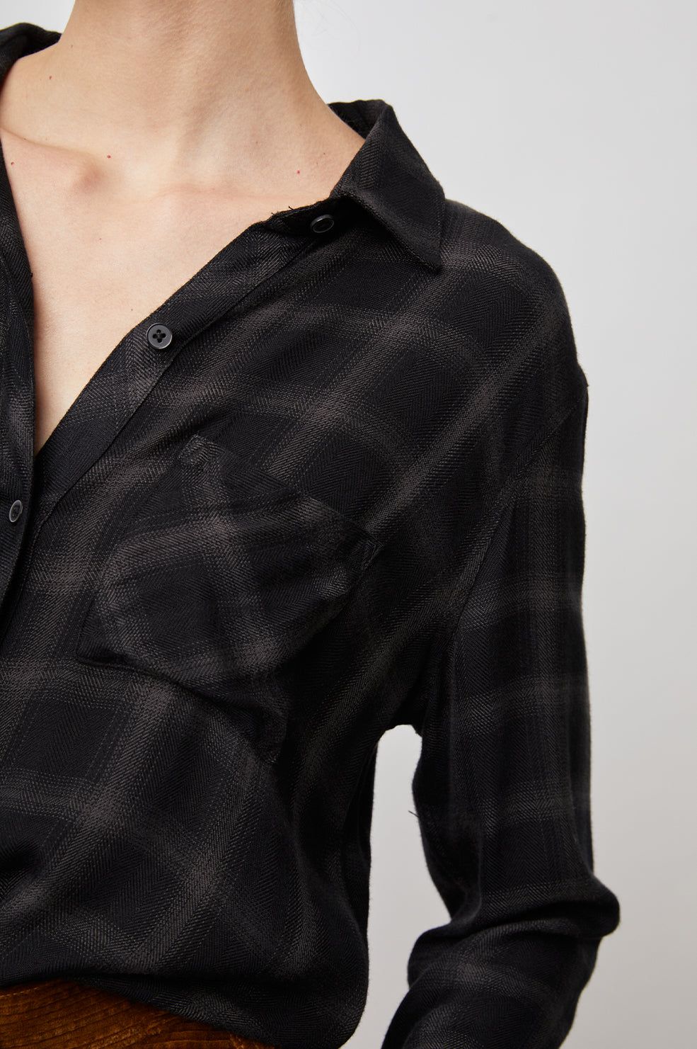 HUNTER SHIRT - ONYX SLATE sold by Rails product image thumbnail 2