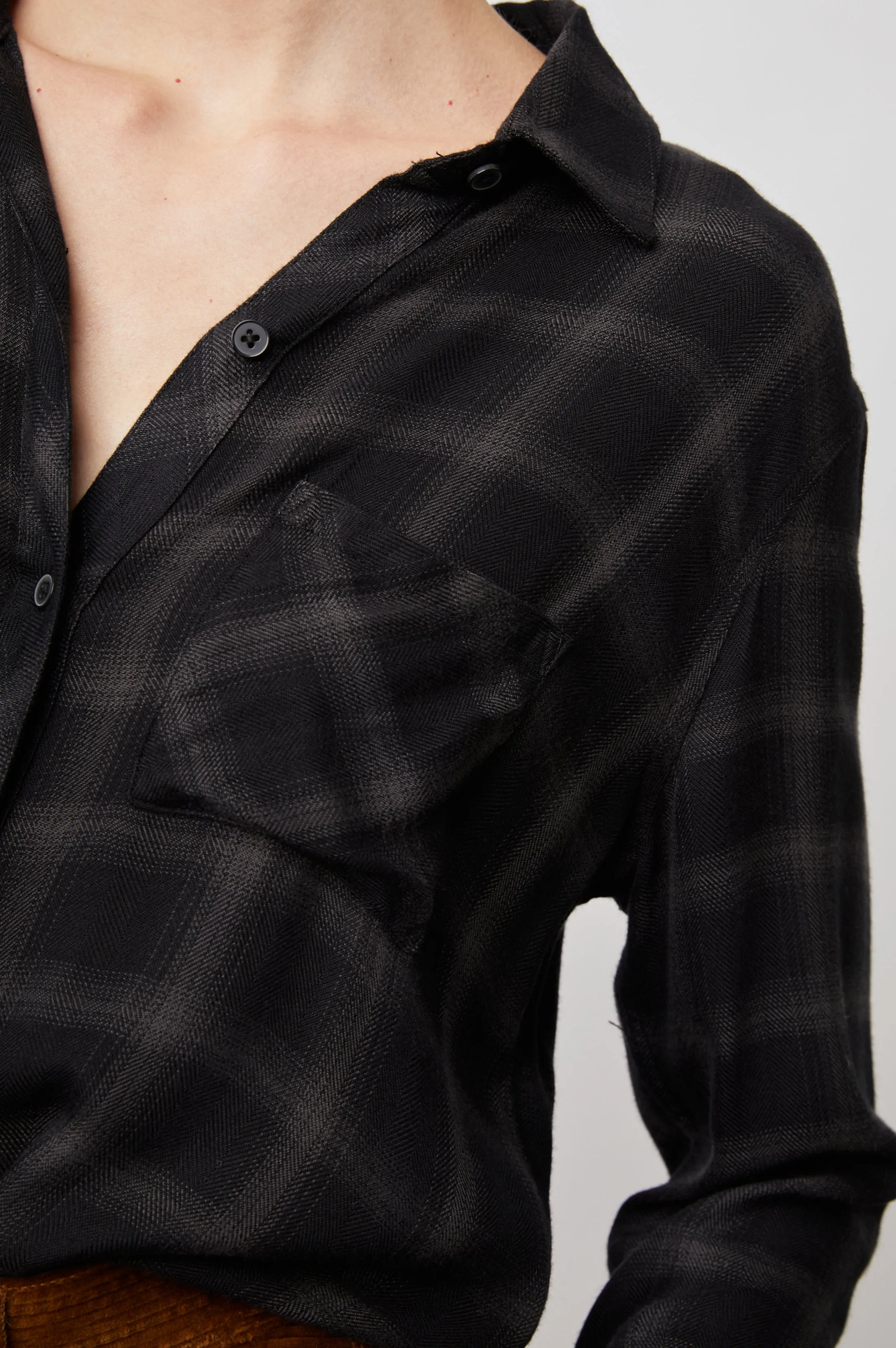 HUNTER SHIRT - ONYX SLATE sold by Rails product image thumbnail 2