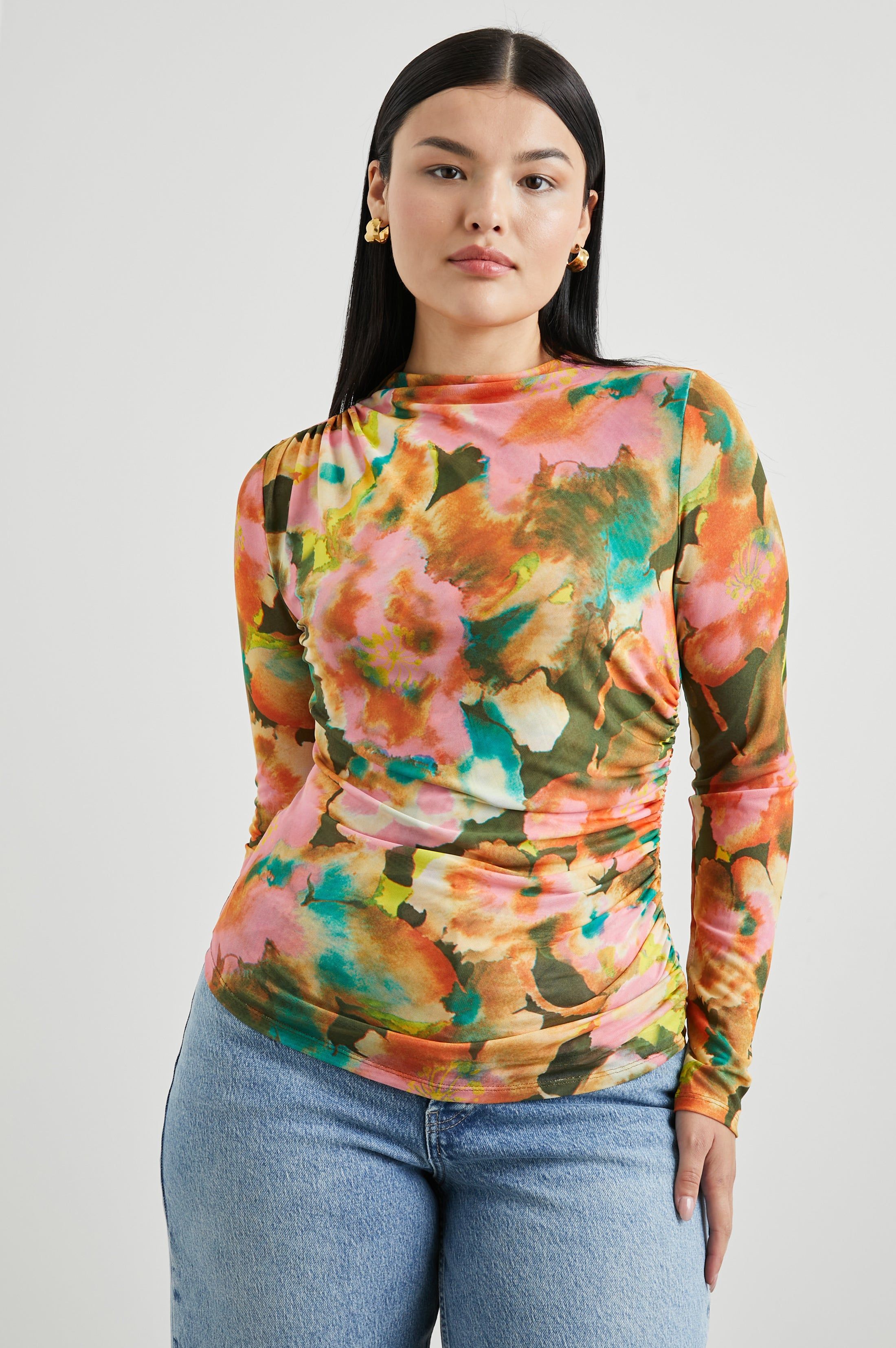 JOELLE TOP - TERRA FLORAL sold by Rails product image thumbnail 6