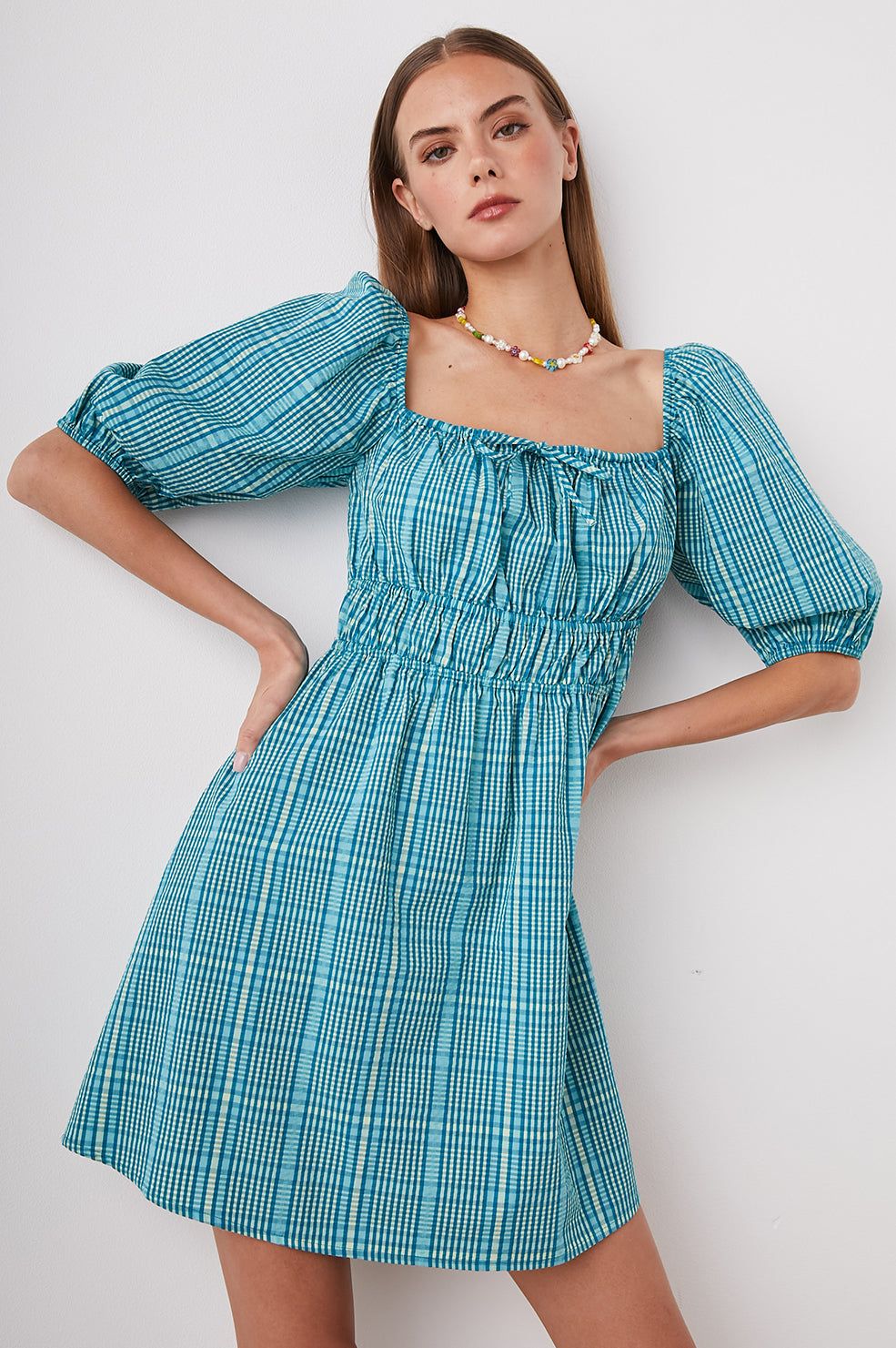 BRENDA DRESS - AUGUSTA MINI CHECK sold by Rails product image thumbnail 3