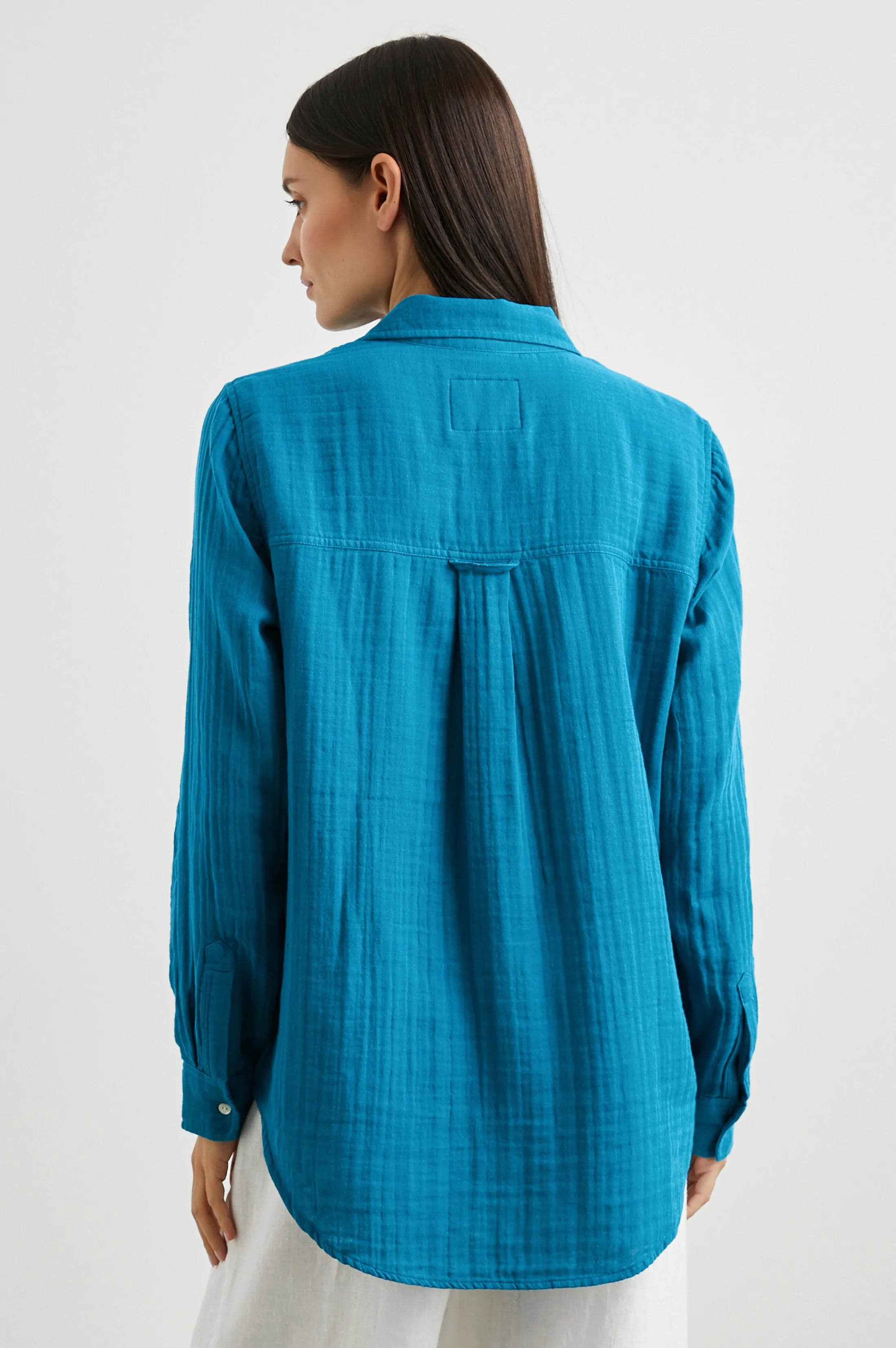 ELLIS SHIRT - TURKISH TILE sold by Rails product image thumbnail 5