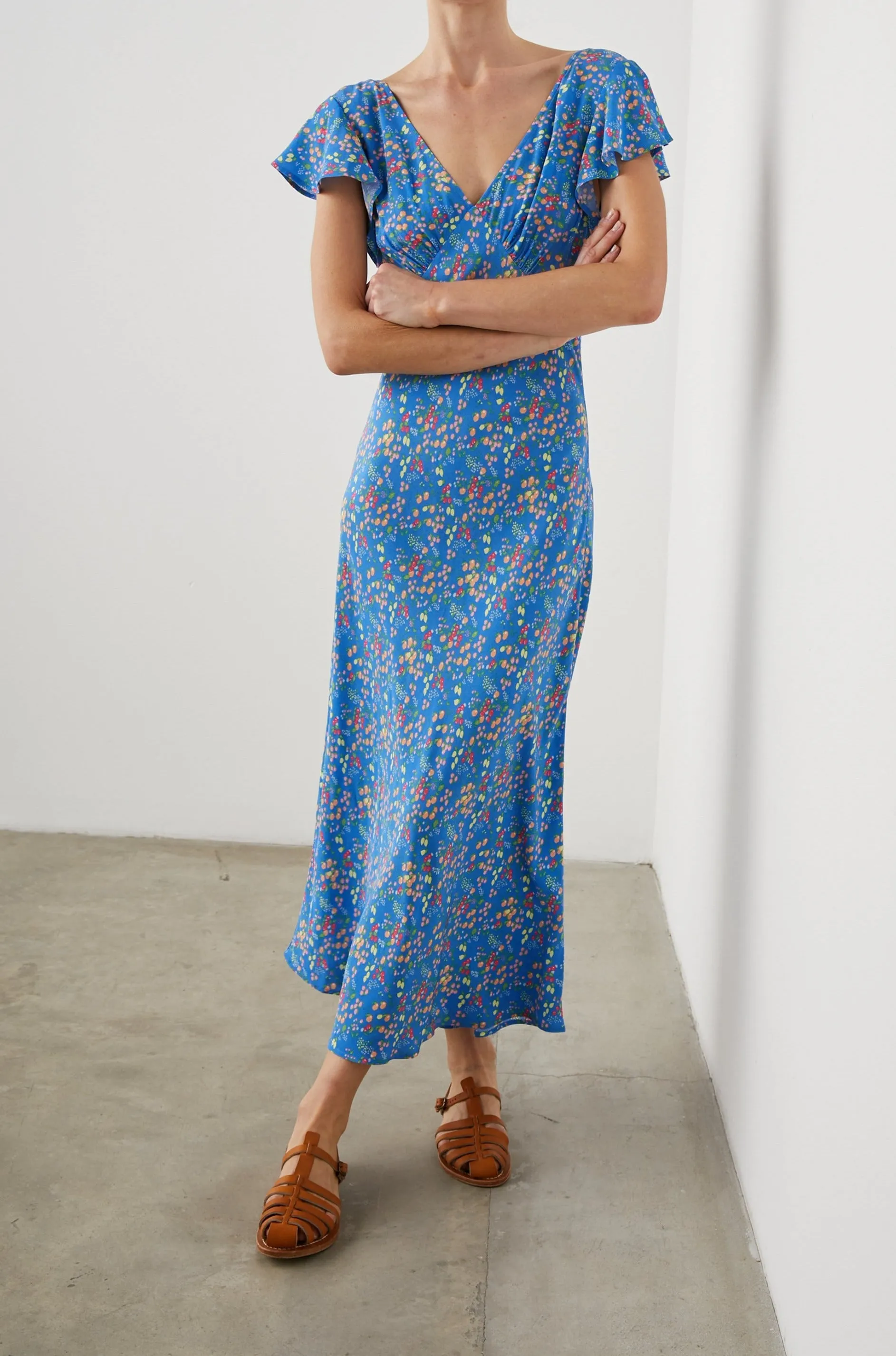 KENZ DRESS - BLUE CITRUS GROVE sold by Rails product image thumbnail 3