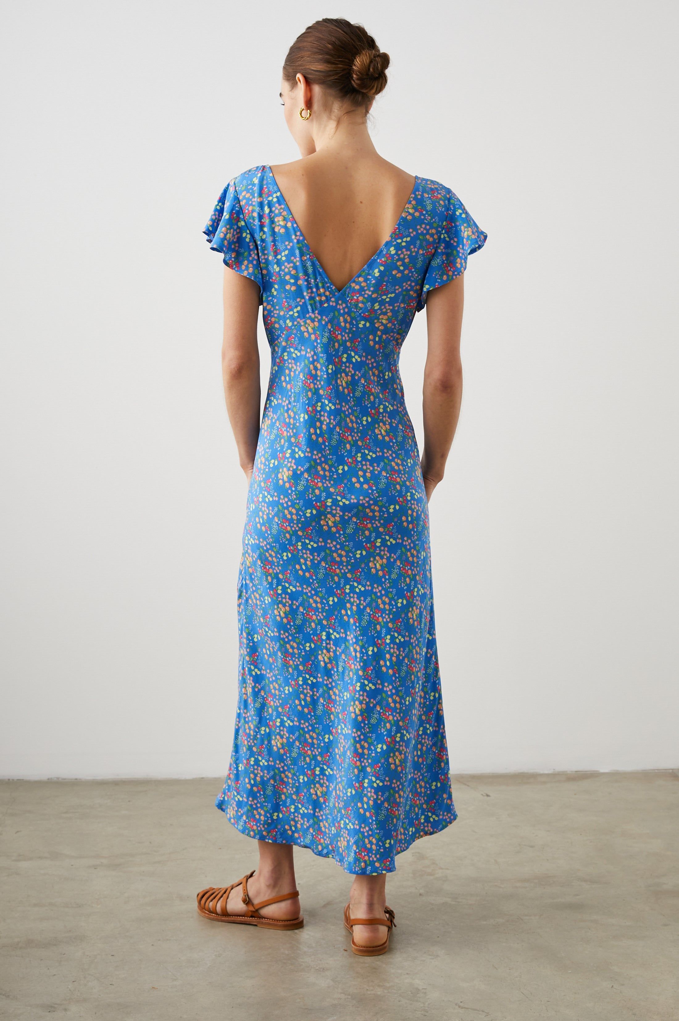 KENZ DRESS - BLUE CITRUS GROVE sold by Rails product image thumbnail 6