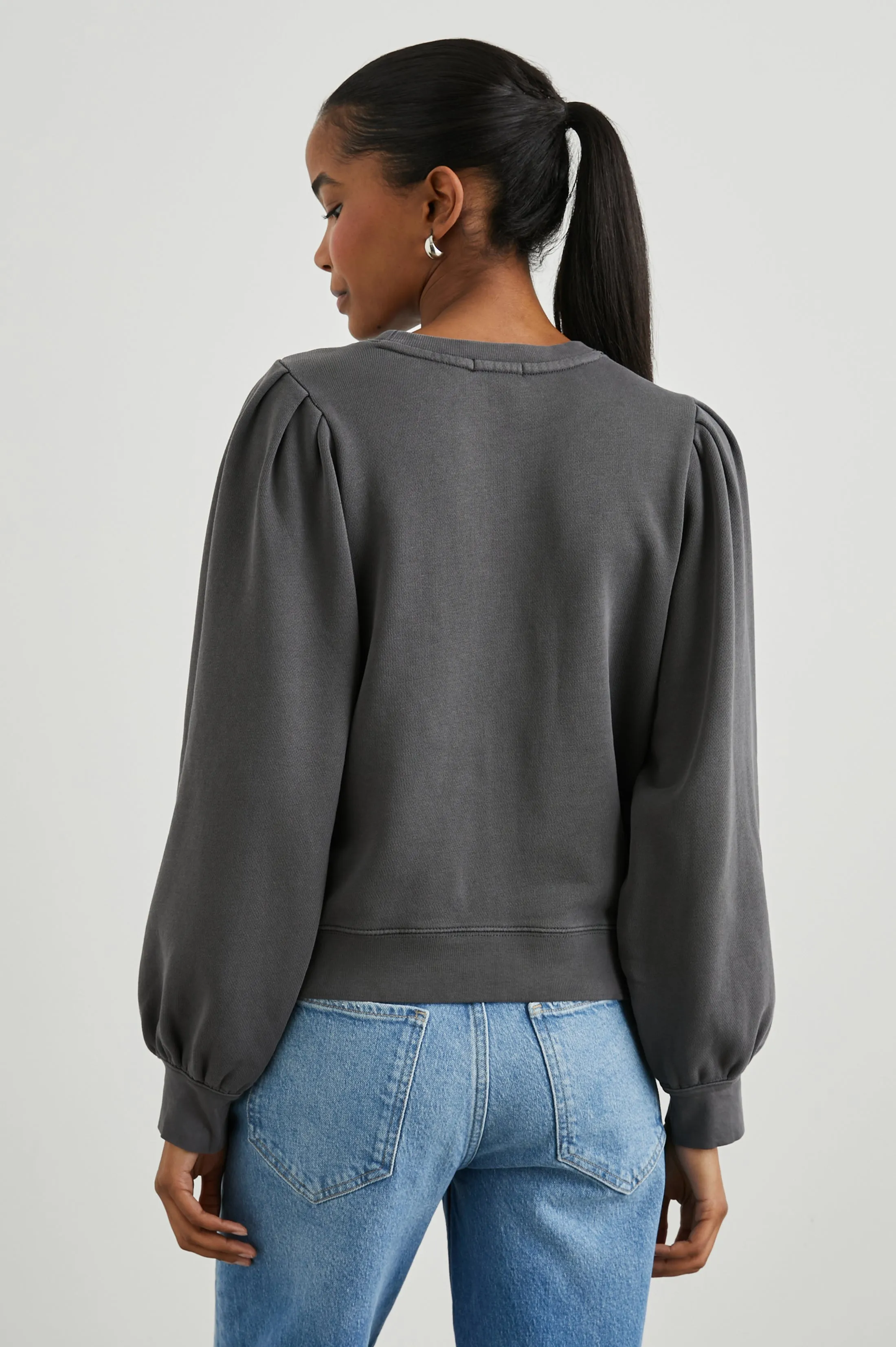 TIFFANY SWEATSHIRT - CHARCOAL sold by Rails product image thumbnail 4