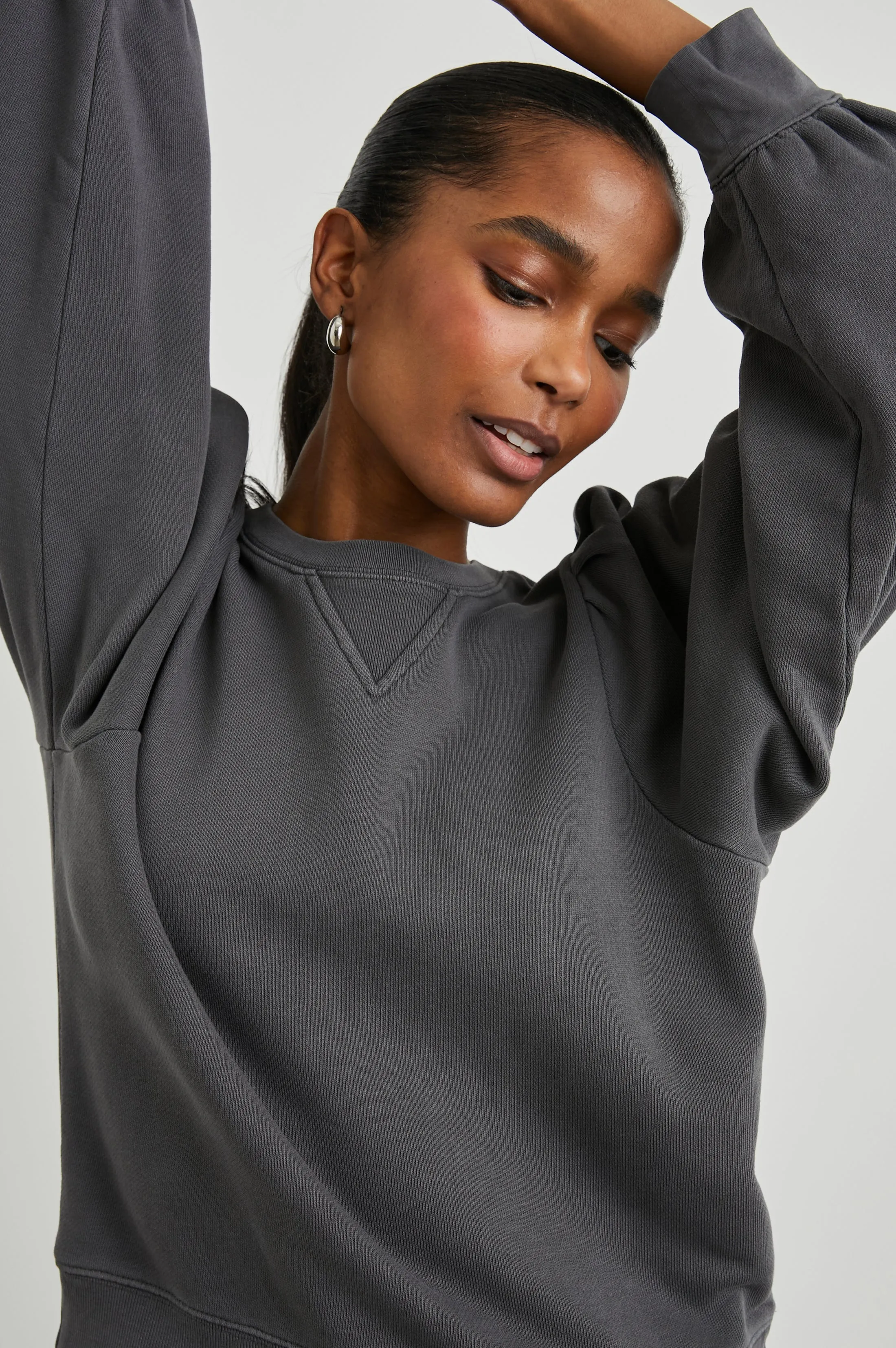 TIFFANY SWEATSHIRT - CHARCOAL sold by Rails