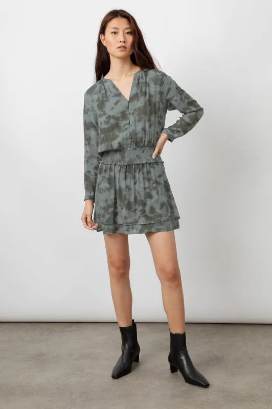 JASMINE DRESS - SLATE TIE DYE sold by Rails