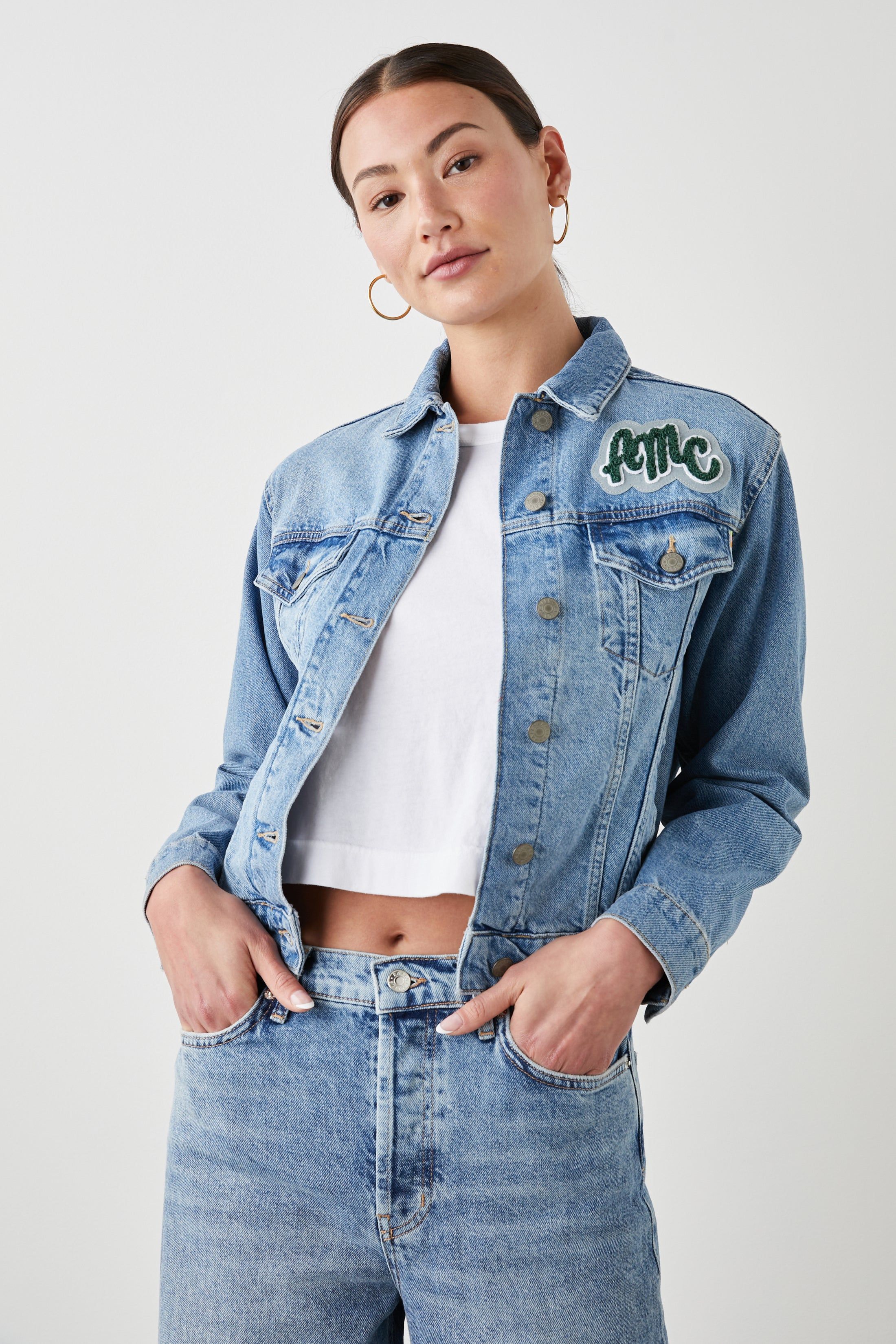 MULHOLLAND JACKET CUSTOM EMBROIDERY - ORIGINAL BLUE sold by Rails product image thumbnail 2