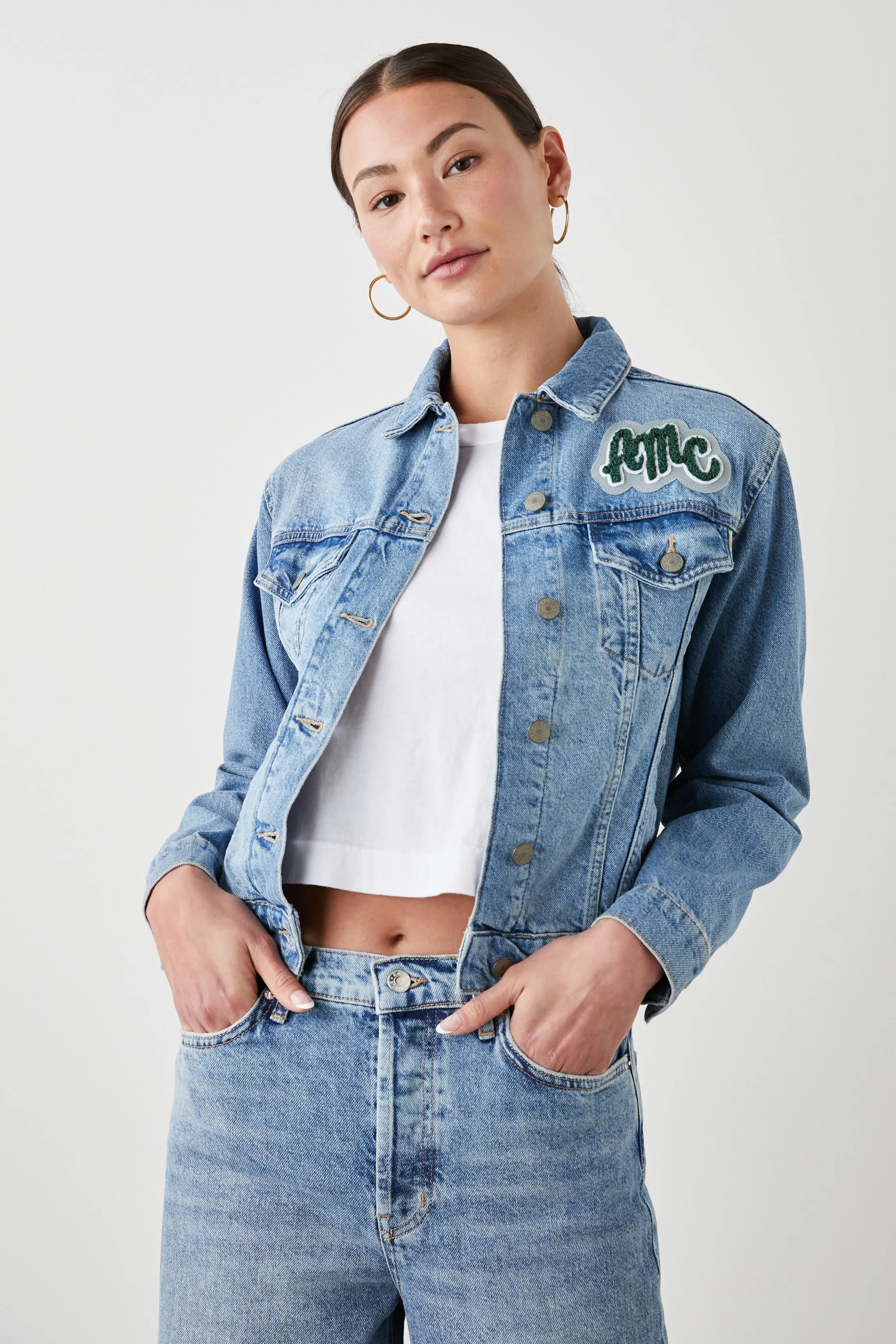 MULHOLLAND JACKET CUSTOM EMBROIDERY - ORIGINAL BLUE sold by Rails product image thumbnail 2