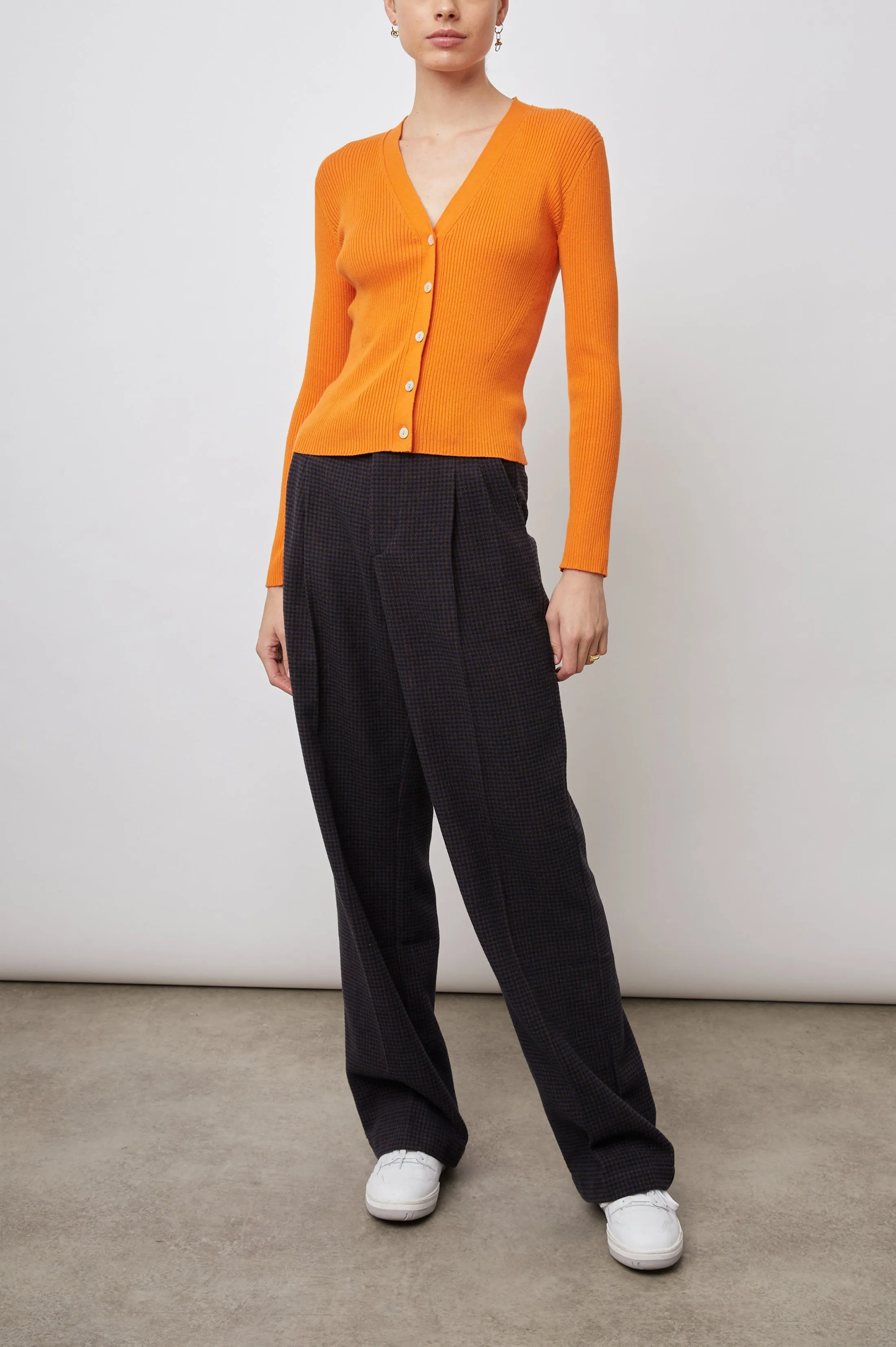 BEAU CARDIGAN - TANGERINE sold by Rails product image thumbnail 3