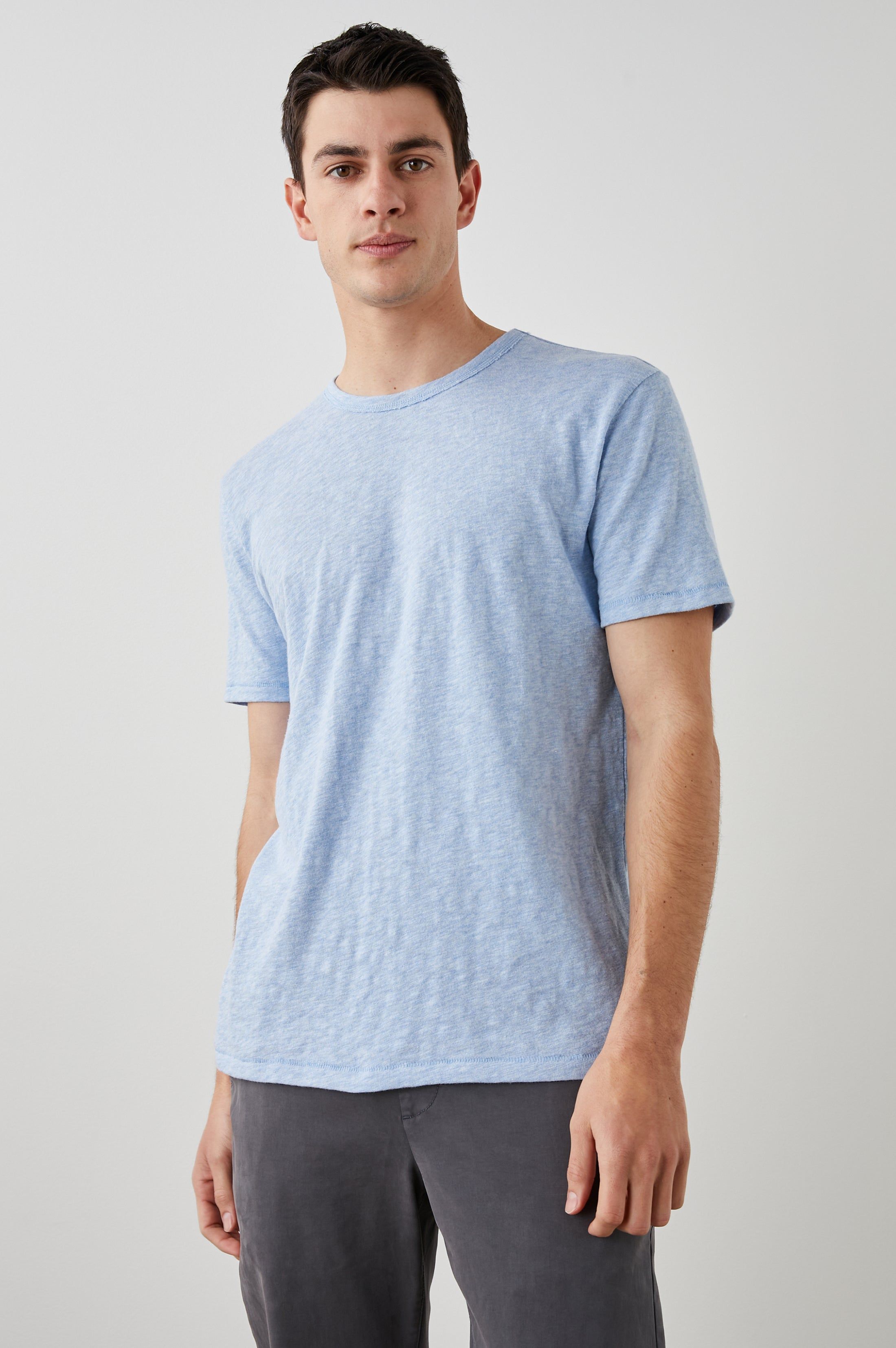 SKIPPER T-SHIRT - MIRAGE HEATHER sold by Rails