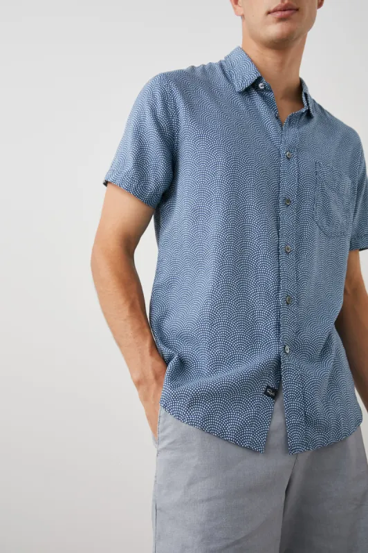 CARSON SHIRT - EVENTIDE DEEP SEA sold by Rails