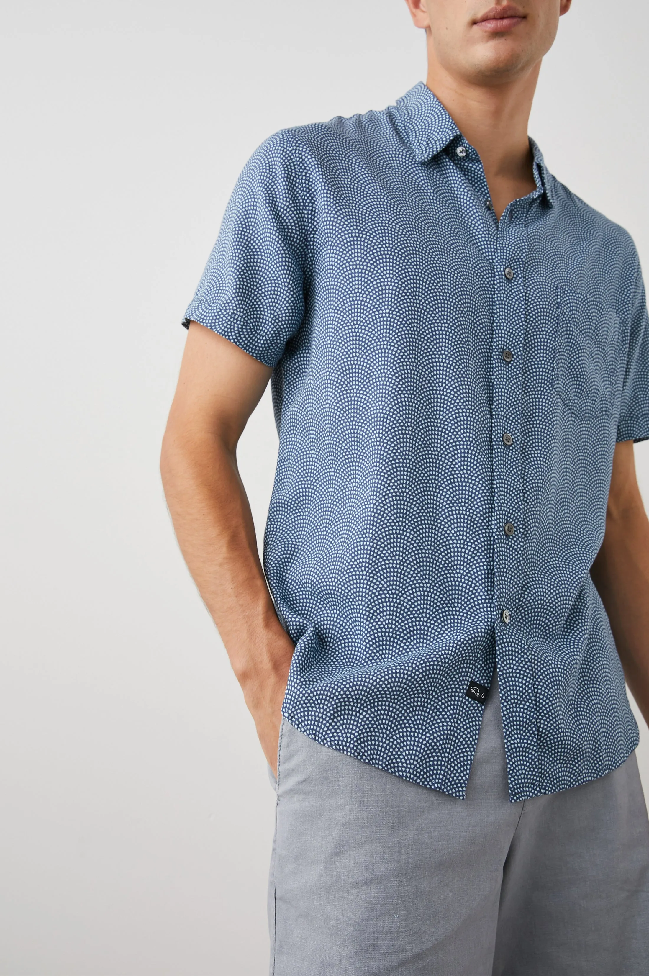 CARSON SHIRT - EVENTIDE DEEP SEA sold by Rails