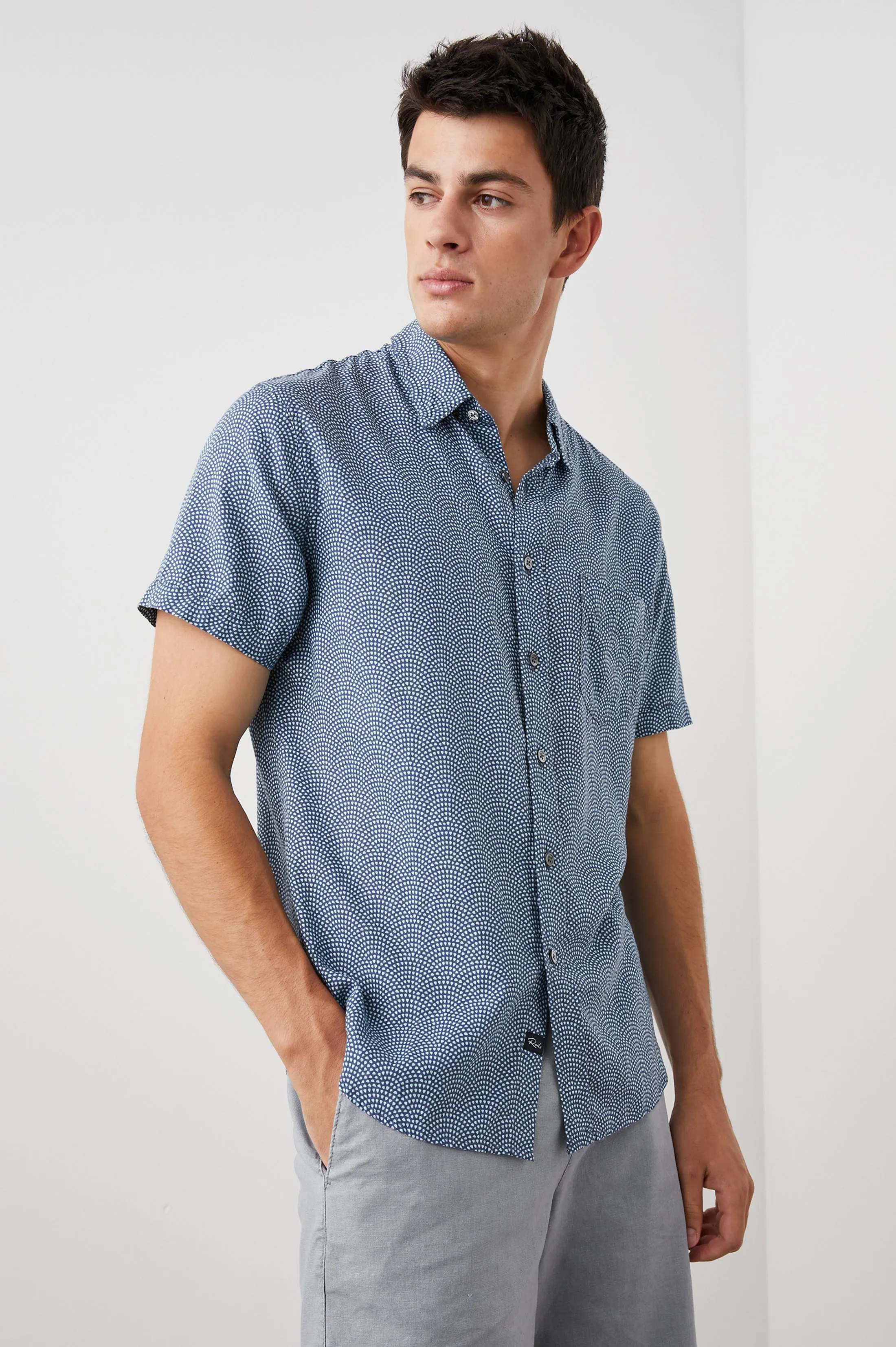 CARSON SHIRT - EVENTIDE DEEP SEA sold by Rails product image thumbnail 4