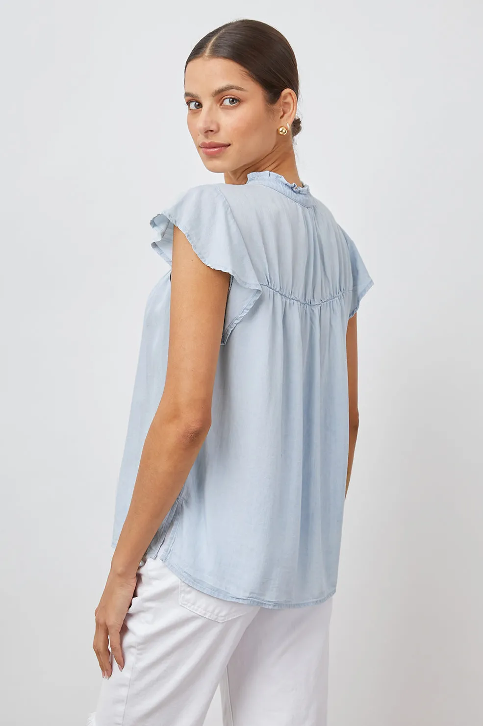 RUTHIE TOP - LIGHT VINTAGE sold by Rails product image thumbnail 5