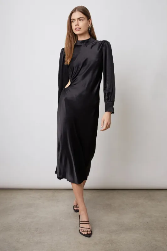 CARMEL DRESS - BLACK sold by Rails