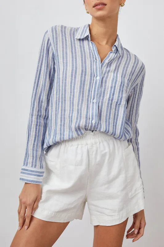 CHARLI SHIRT - NEW HAVEN STRIPE sold by Rails