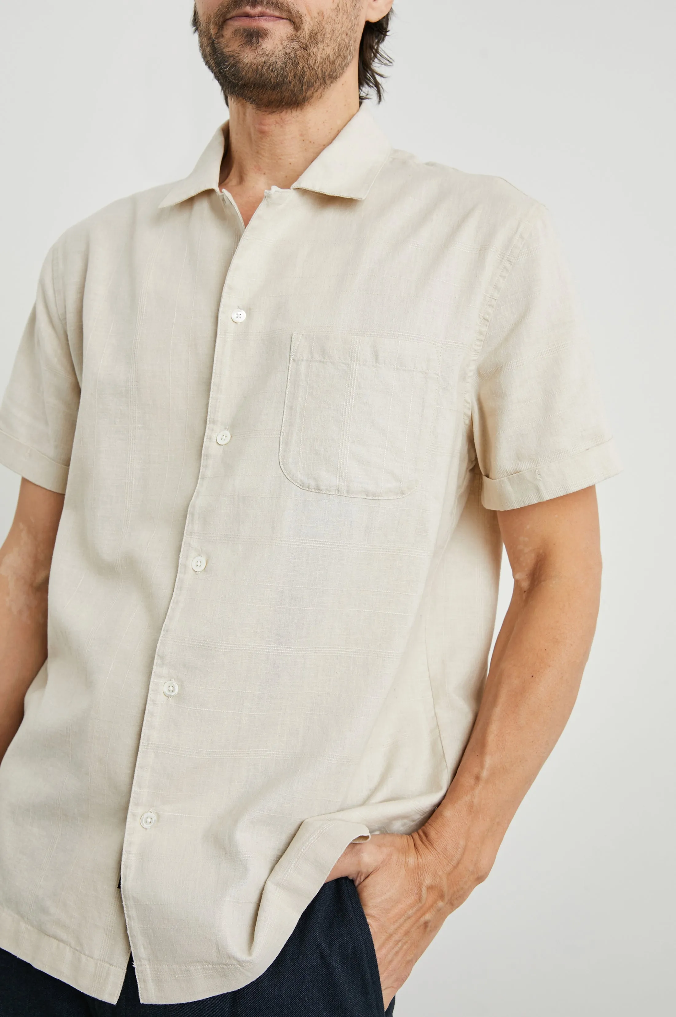 DAVIS SHIRT - NOUGAT sold by Rails product image thumbnail 2