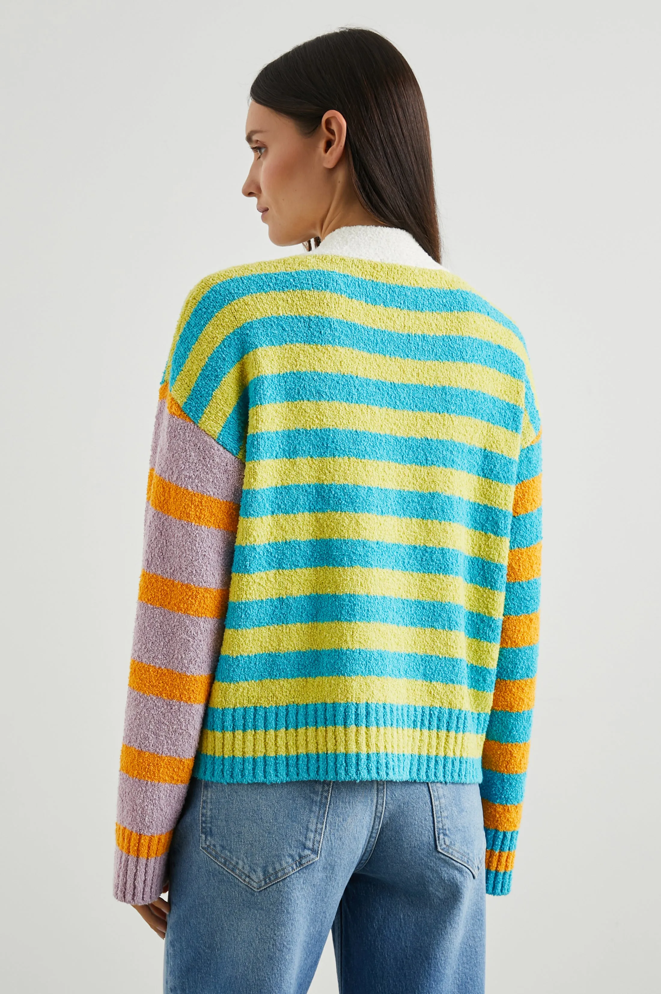 GENEVA CARDIGAN - MIXED STRIPE sold by Rails product image thumbnail 4