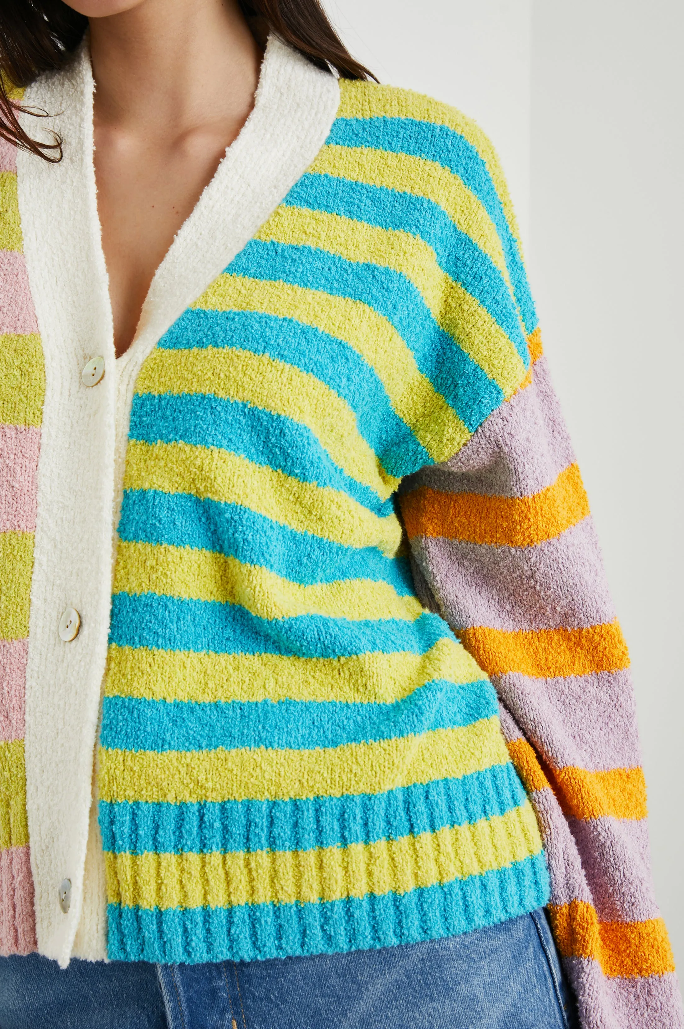 GENEVA CARDIGAN - MIXED STRIPE sold by Rails product image thumbnail 2
