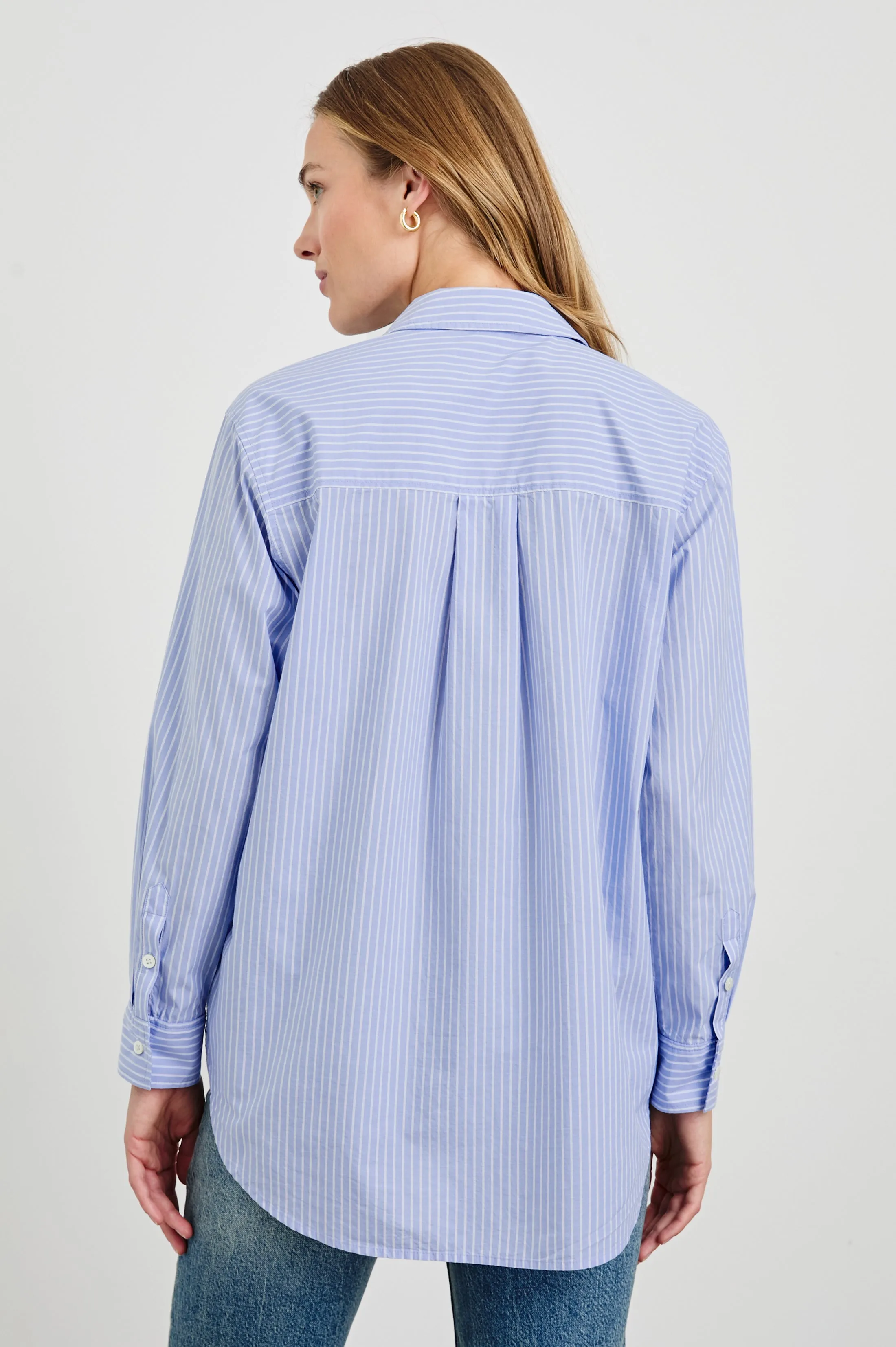 ELSA SHIRT - OXFORD WHITE STRIPE sold by Rails product image thumbnail 5