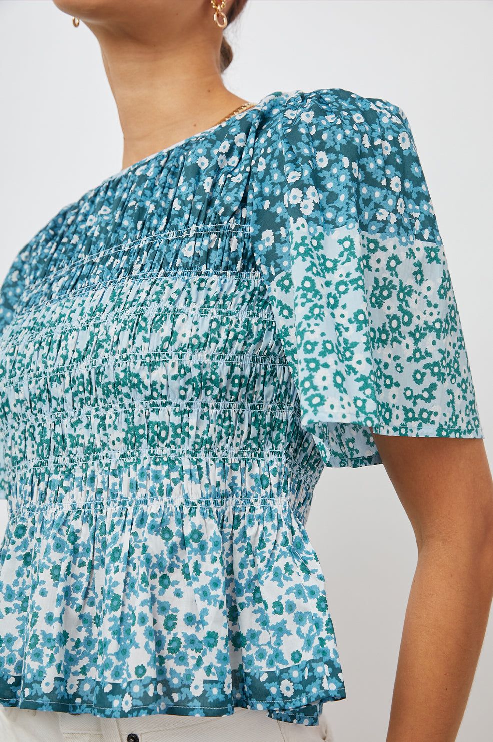 ROSIE TOP - STRIPED FLORAL sold by Rails product image thumbnail 2