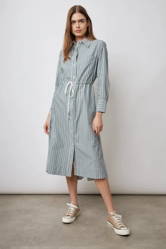 SHIVONNE DRESS - BANK STRIPE sold by Rails