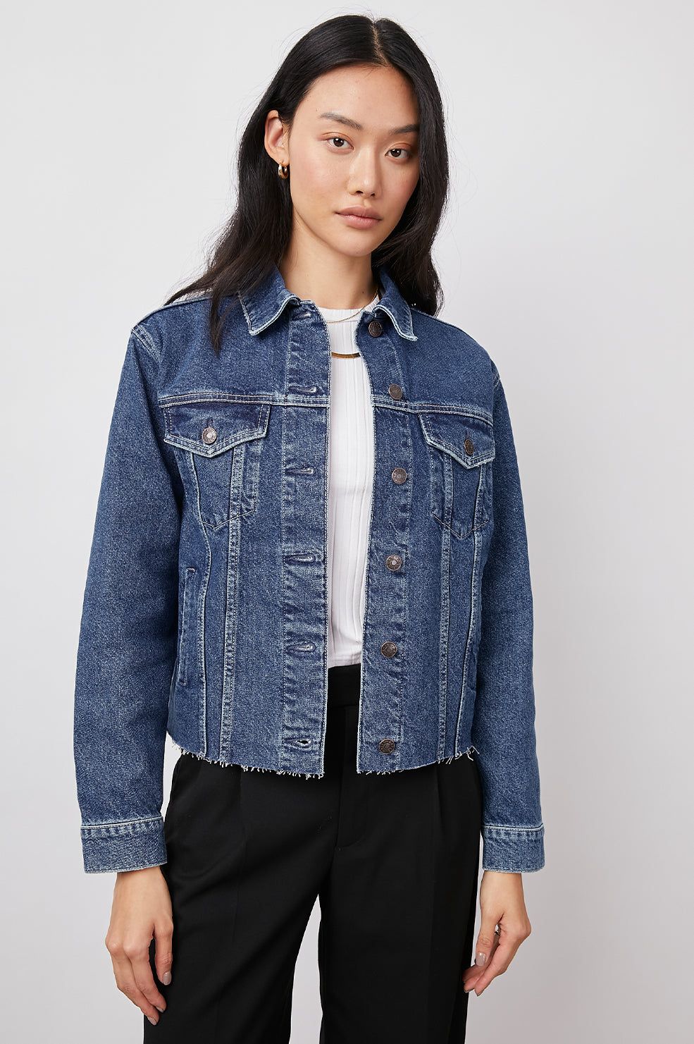 MULHOLLAND JACKET - QUILTED INDIGO sold by Rails product image thumbnail 3