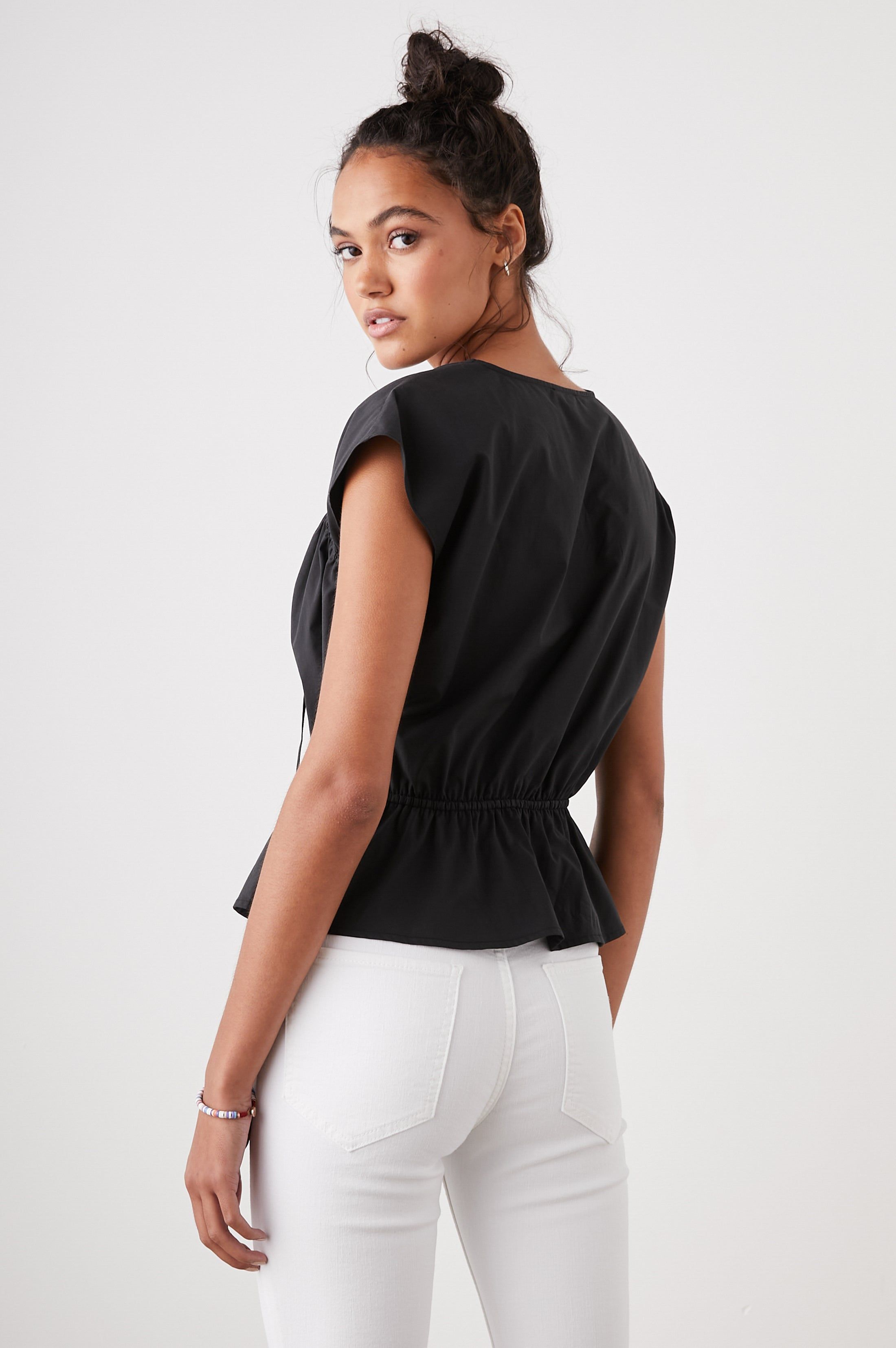 SAVI TOP - BLACK sold by Rails product image thumbnail 5