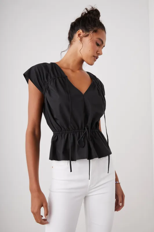 SAVI TOP - BLACK sold by Rails