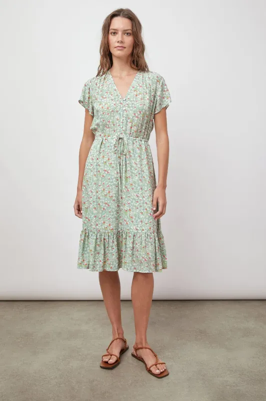 KIKI DRESS - GREEN SUMMER MEADOW sold by Rails